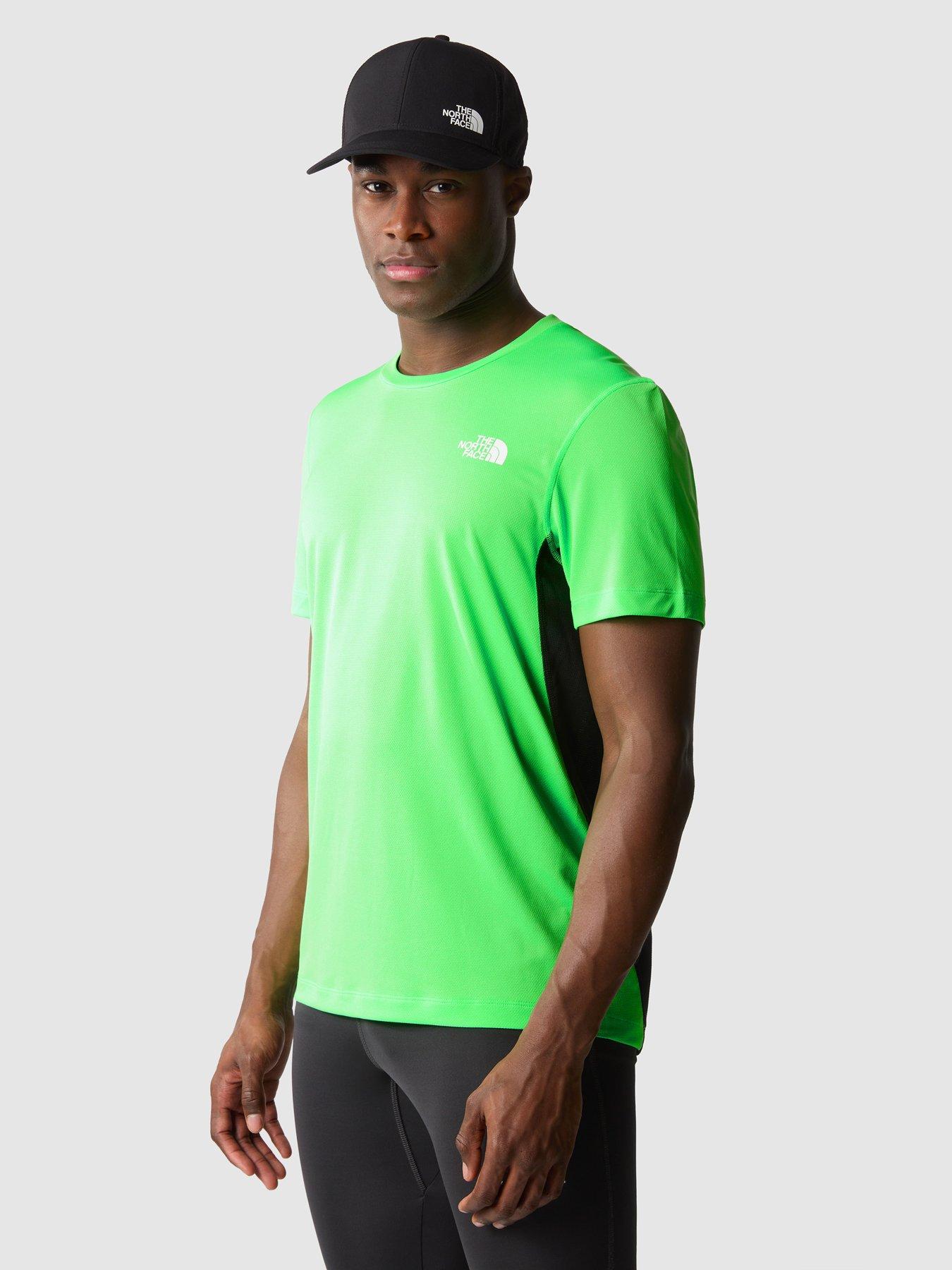 The north face green t deals shirt