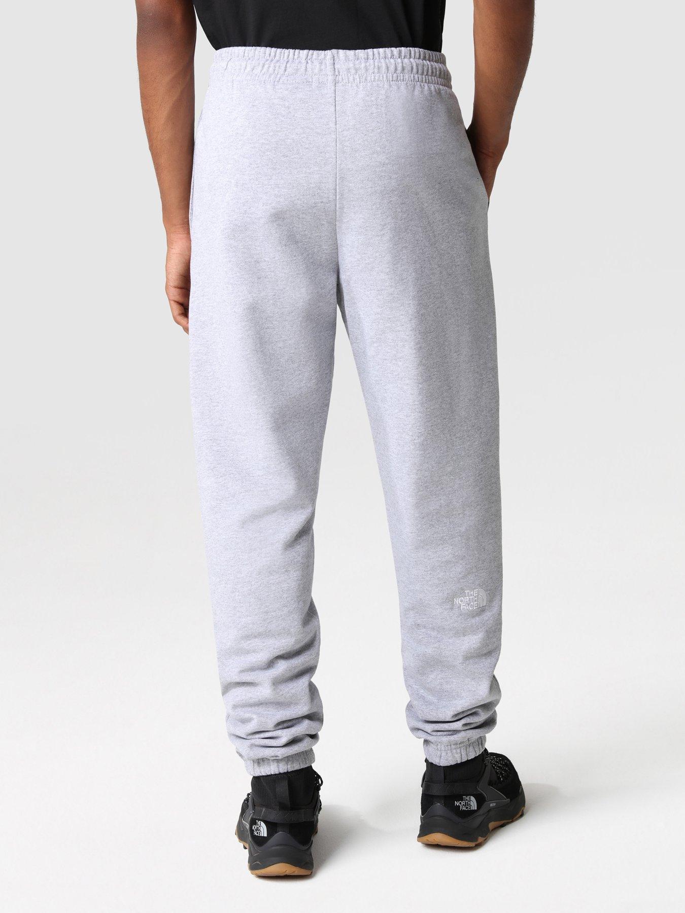 North face grey store tracksuit bottoms mens