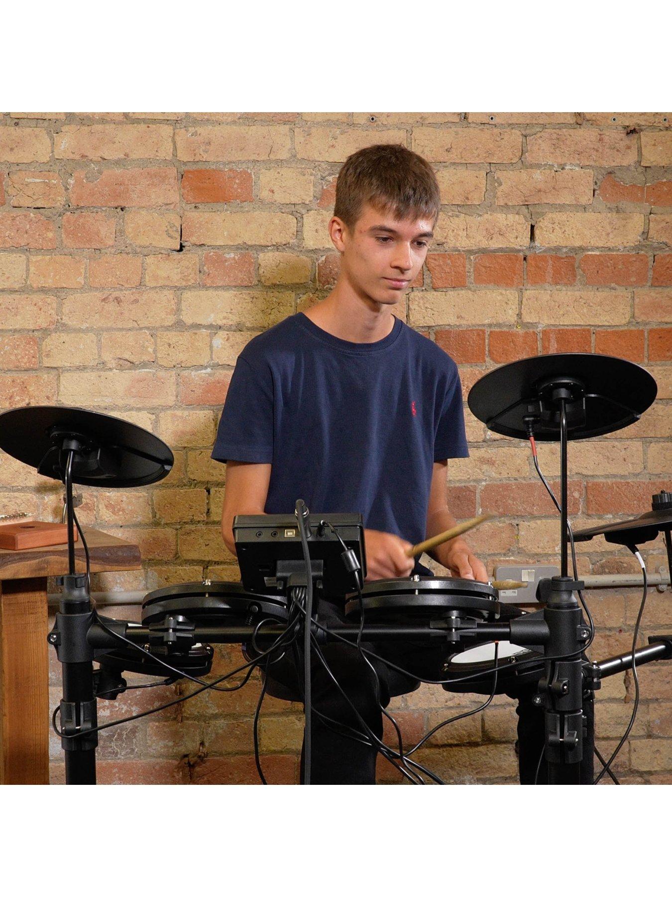 Image 5 of 7 of Axus Axus Electronic Digital Drum Kit Package with Stool, Sticks and Headphones