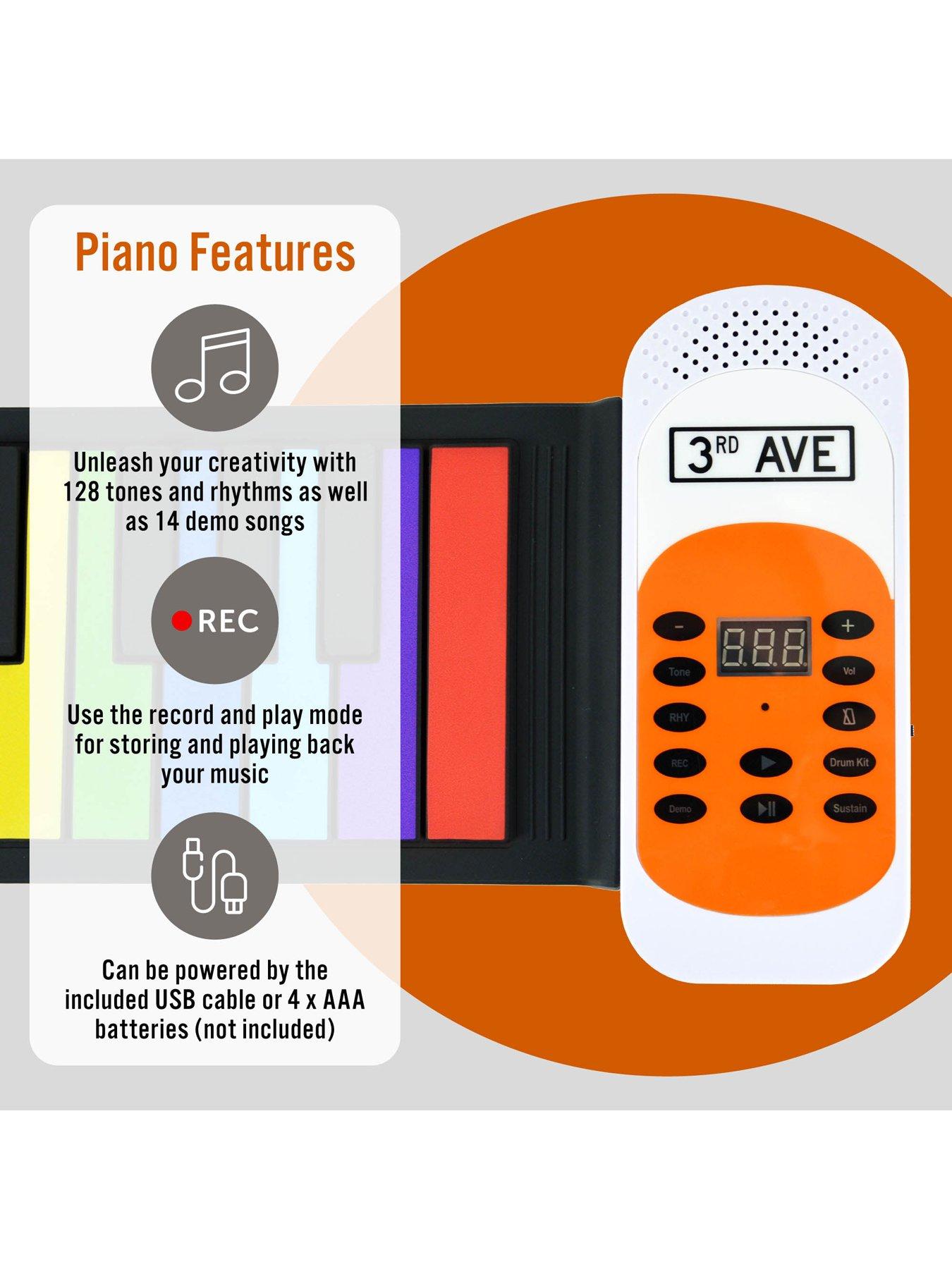 3rd-avenue-softnbsptouch-rainbow-piano-49-keysoutfit