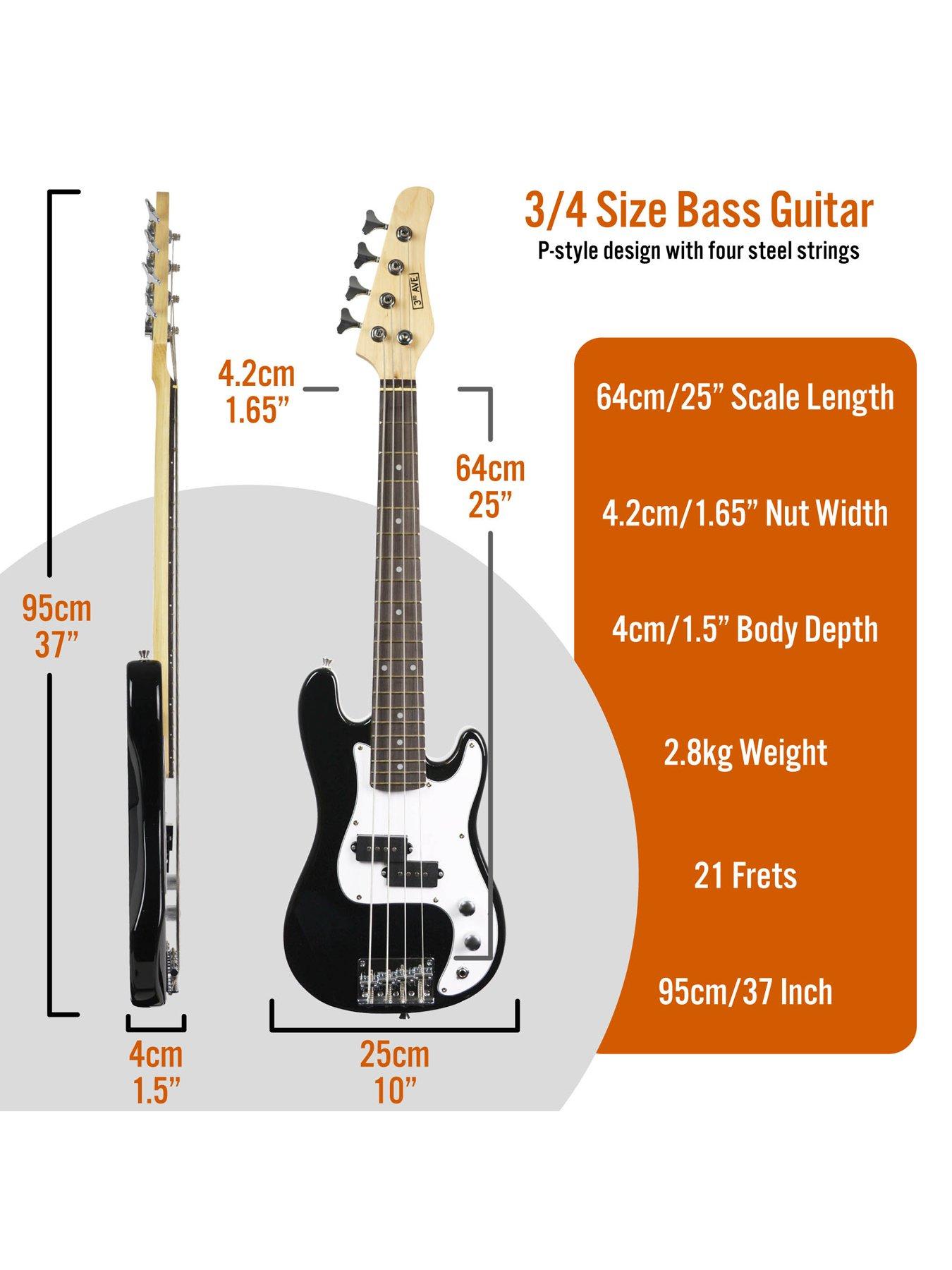 3rd-avenue-3rd-avenue-34-short-scale-bass-guitar-starter-pack-blackstillFront