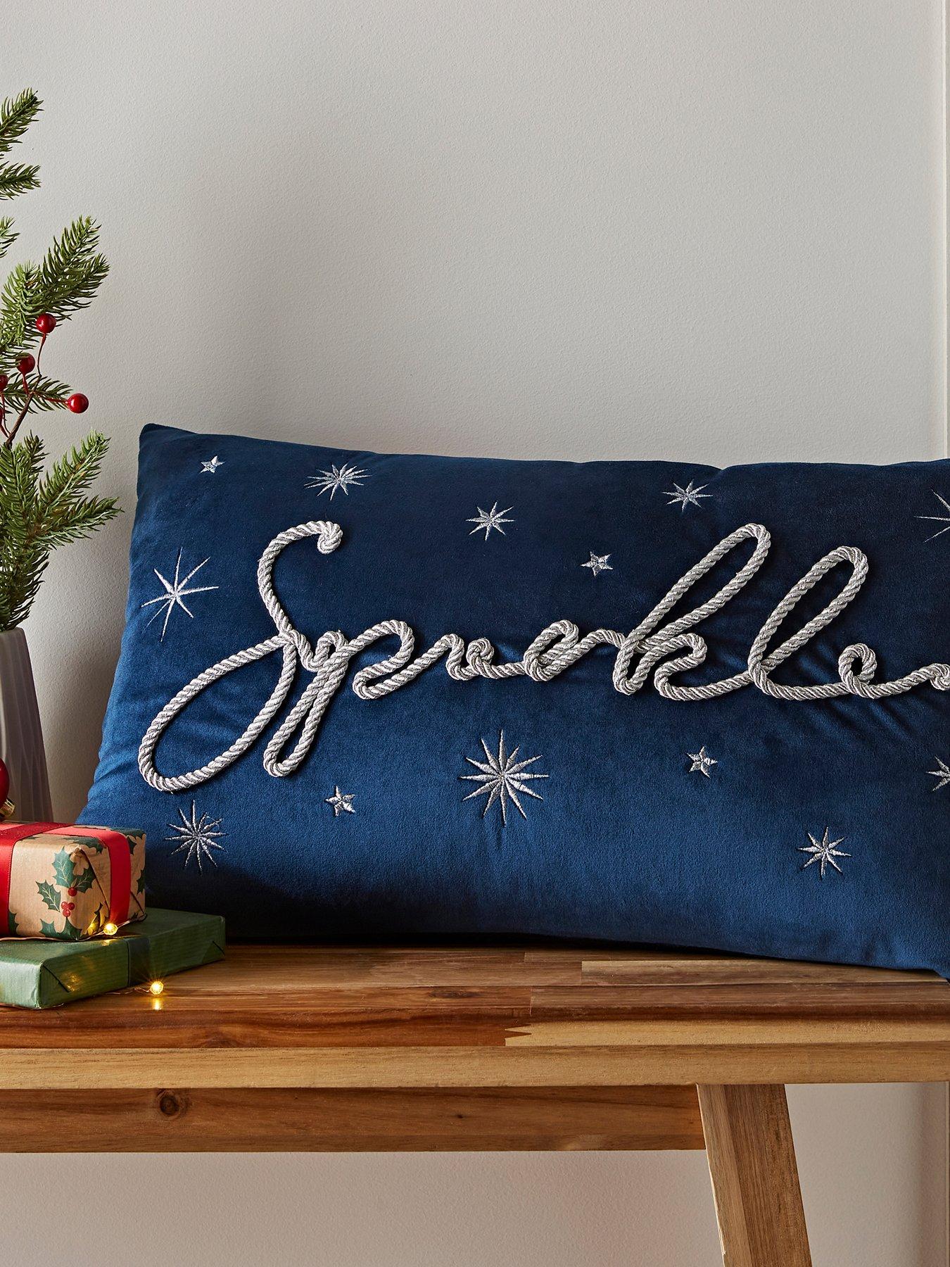 catherine-lansfield-sparkle-cushion