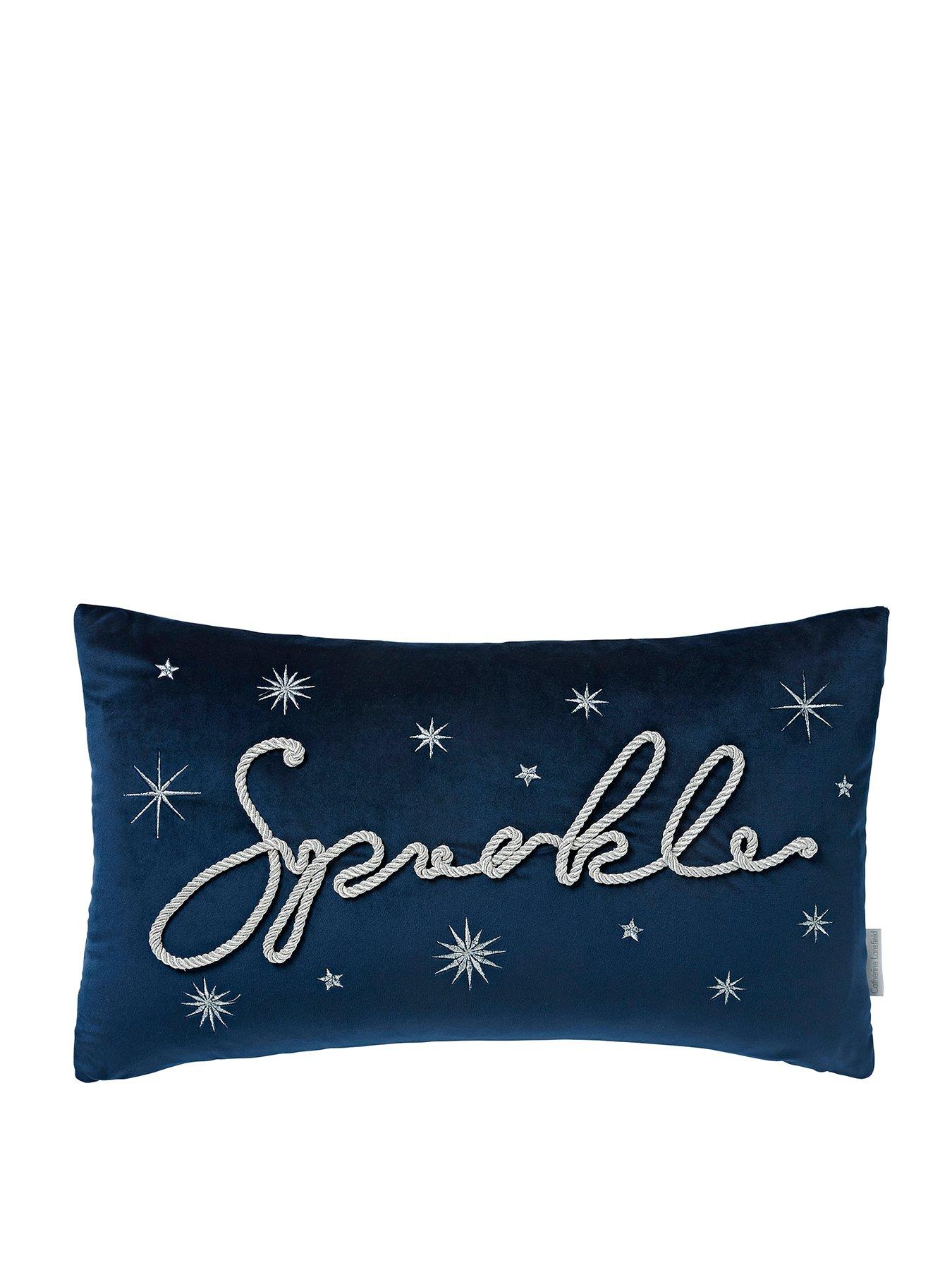 catherine-lansfield-sparkle-cushionstillFront