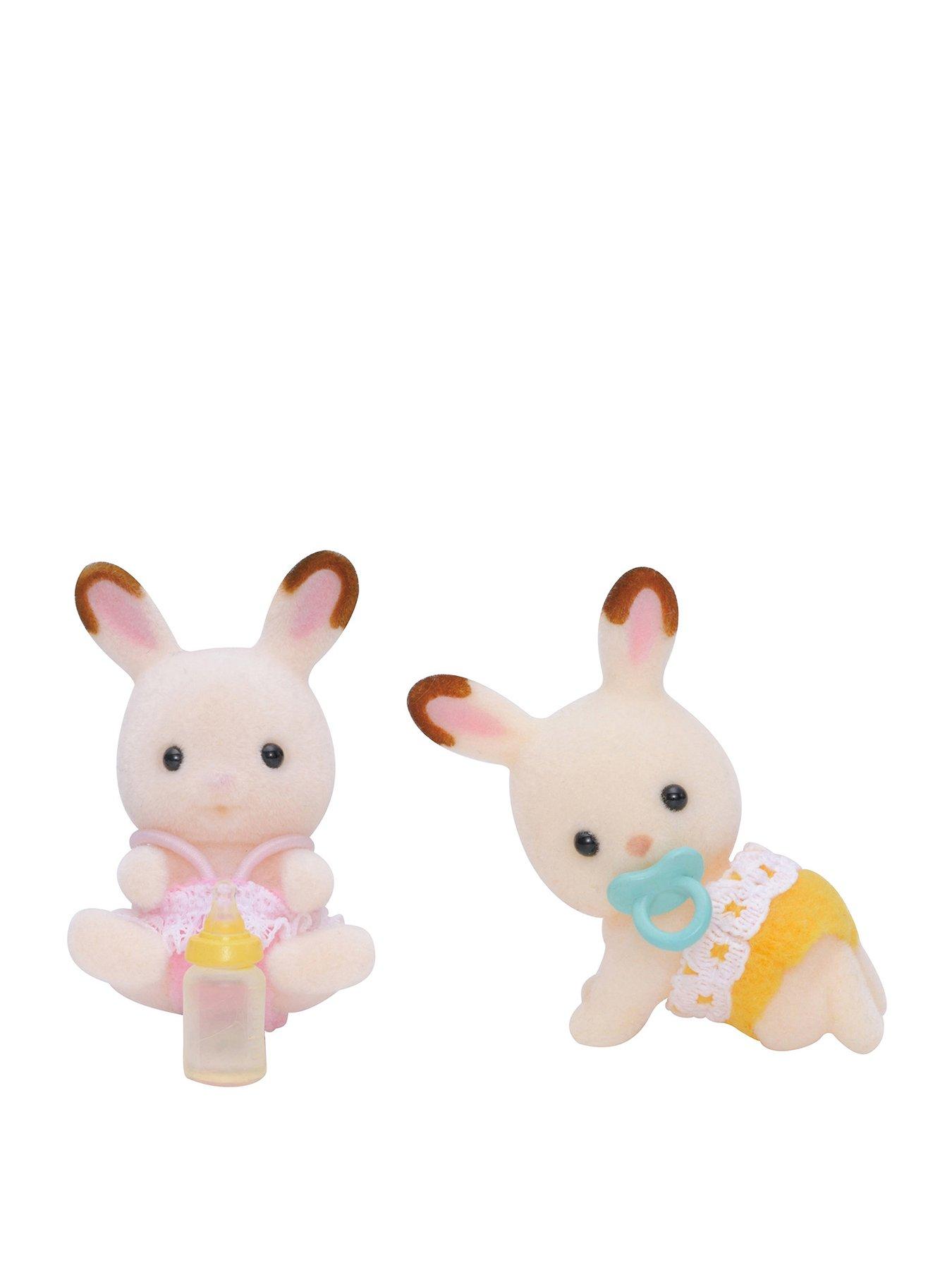 Sylvanian Families Chocolate Rabbit Twins Figures