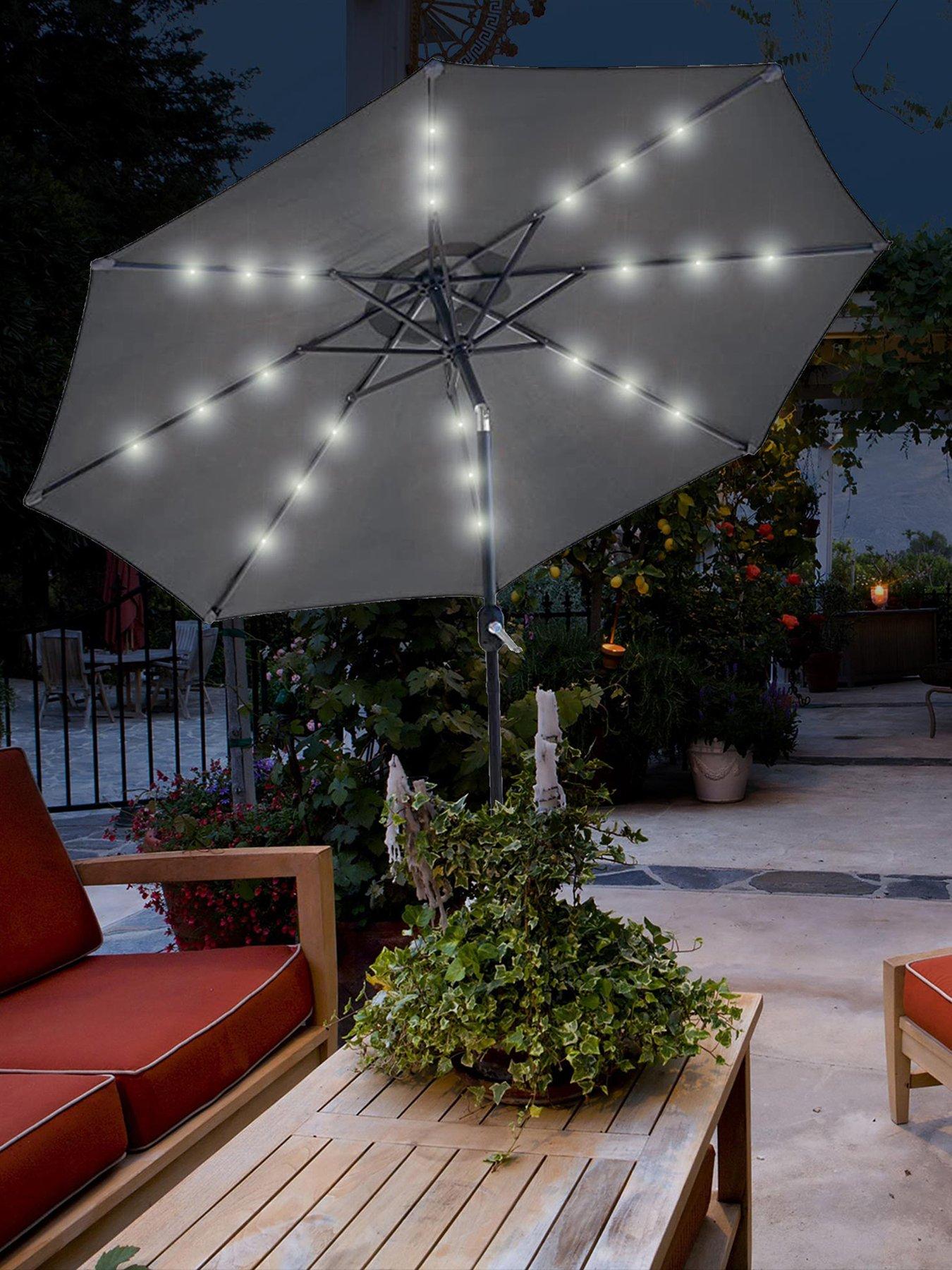 large patio umbrellas ireland Outsunny Extra 15ft Umbrella, Double-Sided Outdoor Market Umbrella with Crank Handle for Deck, Lawn, Backyard and Pool, Wine Red get Outsunny. Garden Parasol (Red & Orange)