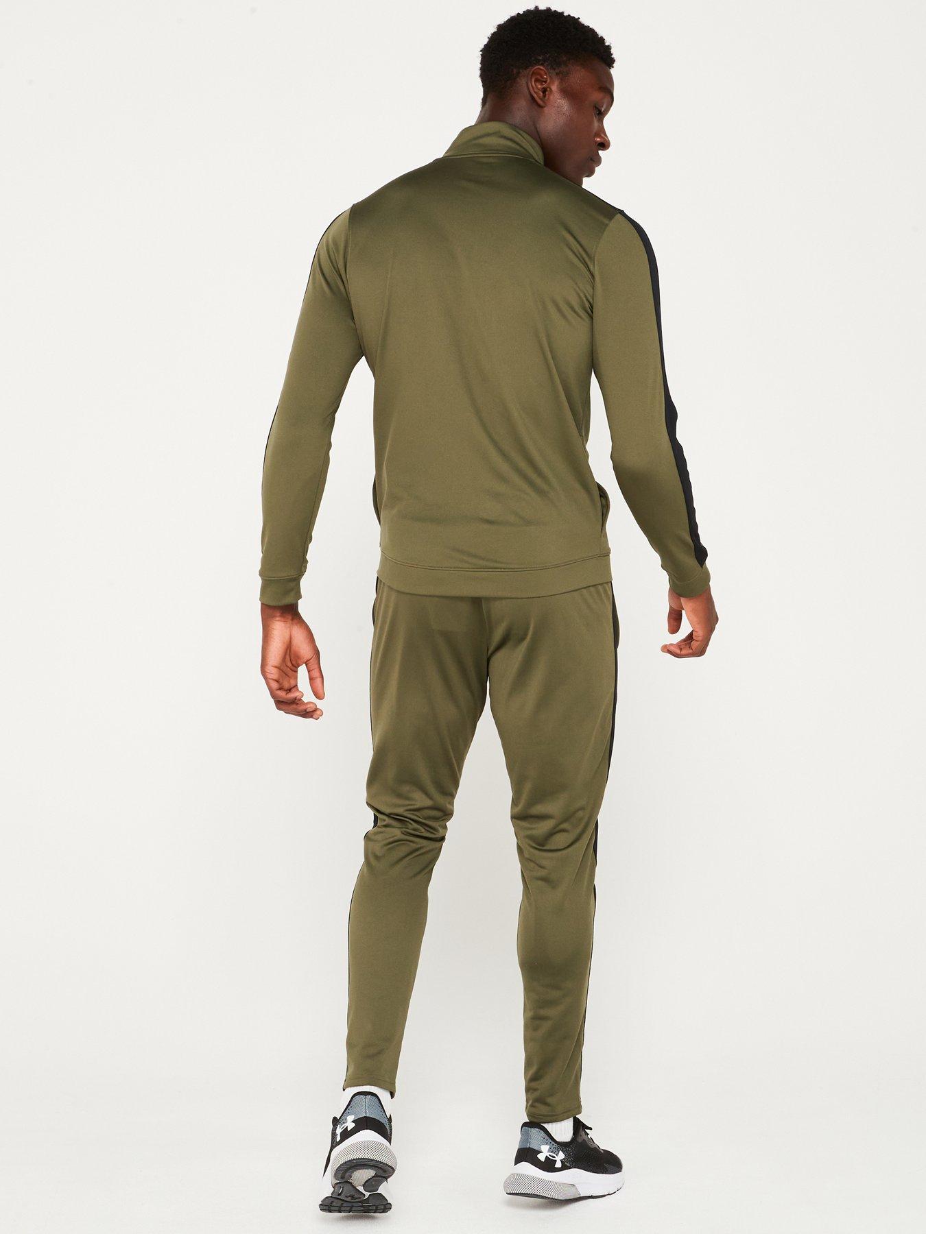 under-armour-mens-training-knit-tracksuit-khakistillFront