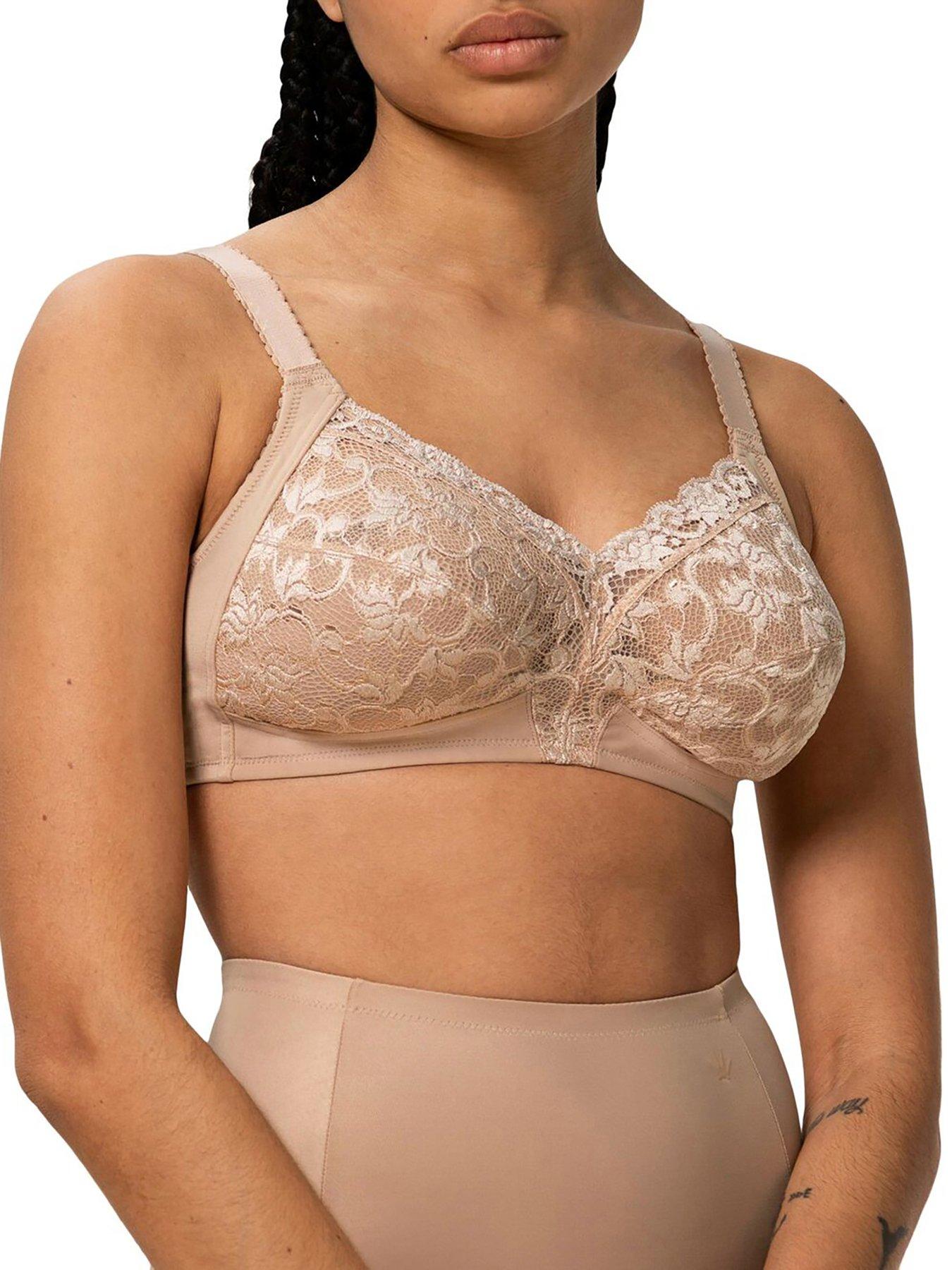 Doreen Cotton Non Wired Bra - Nude