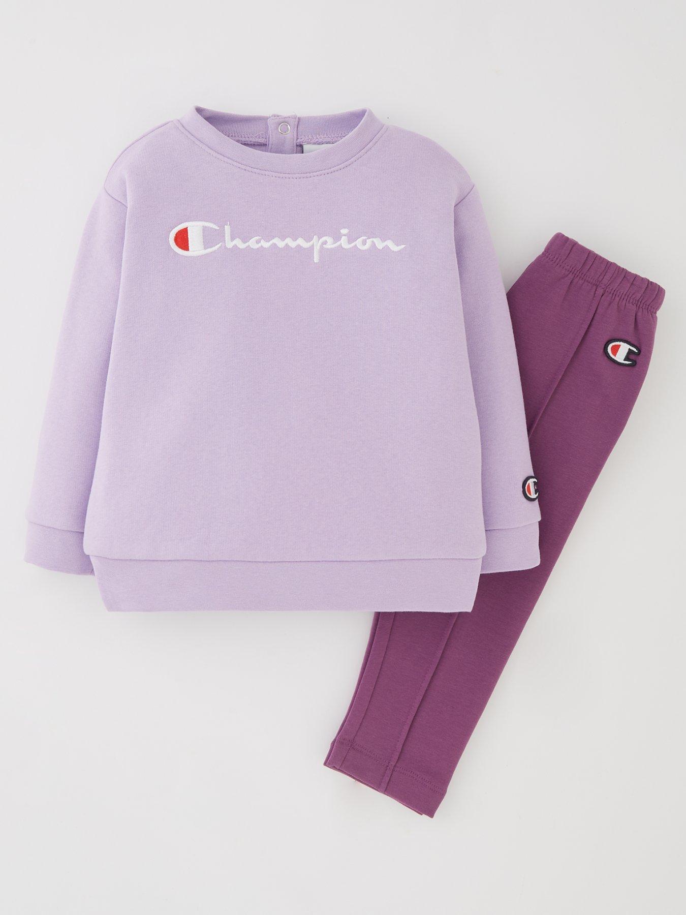 Champion sweatshirt and outlet shorts set