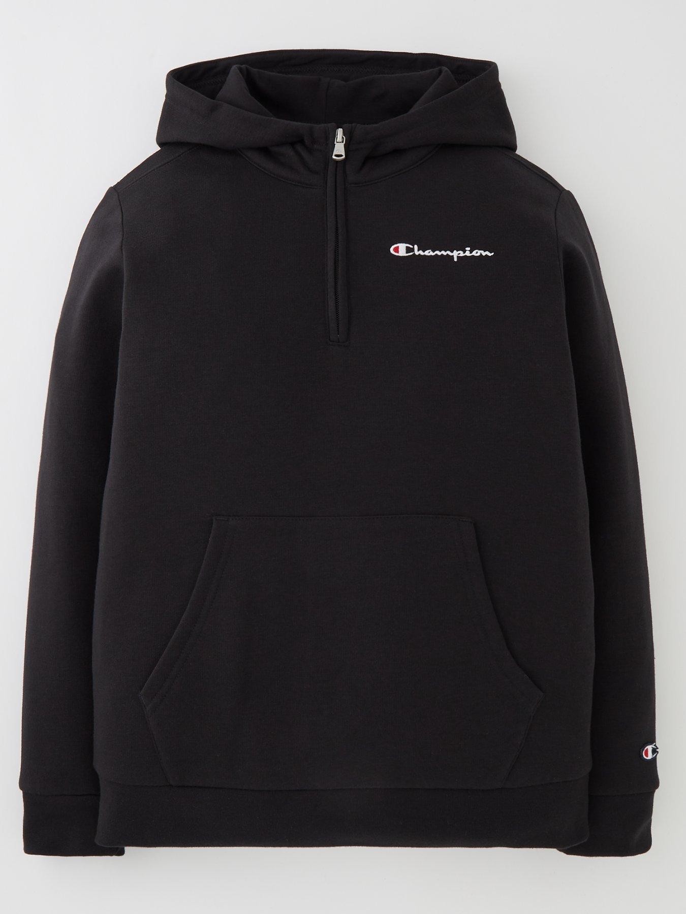 Champion american logo half zip cheap sweater