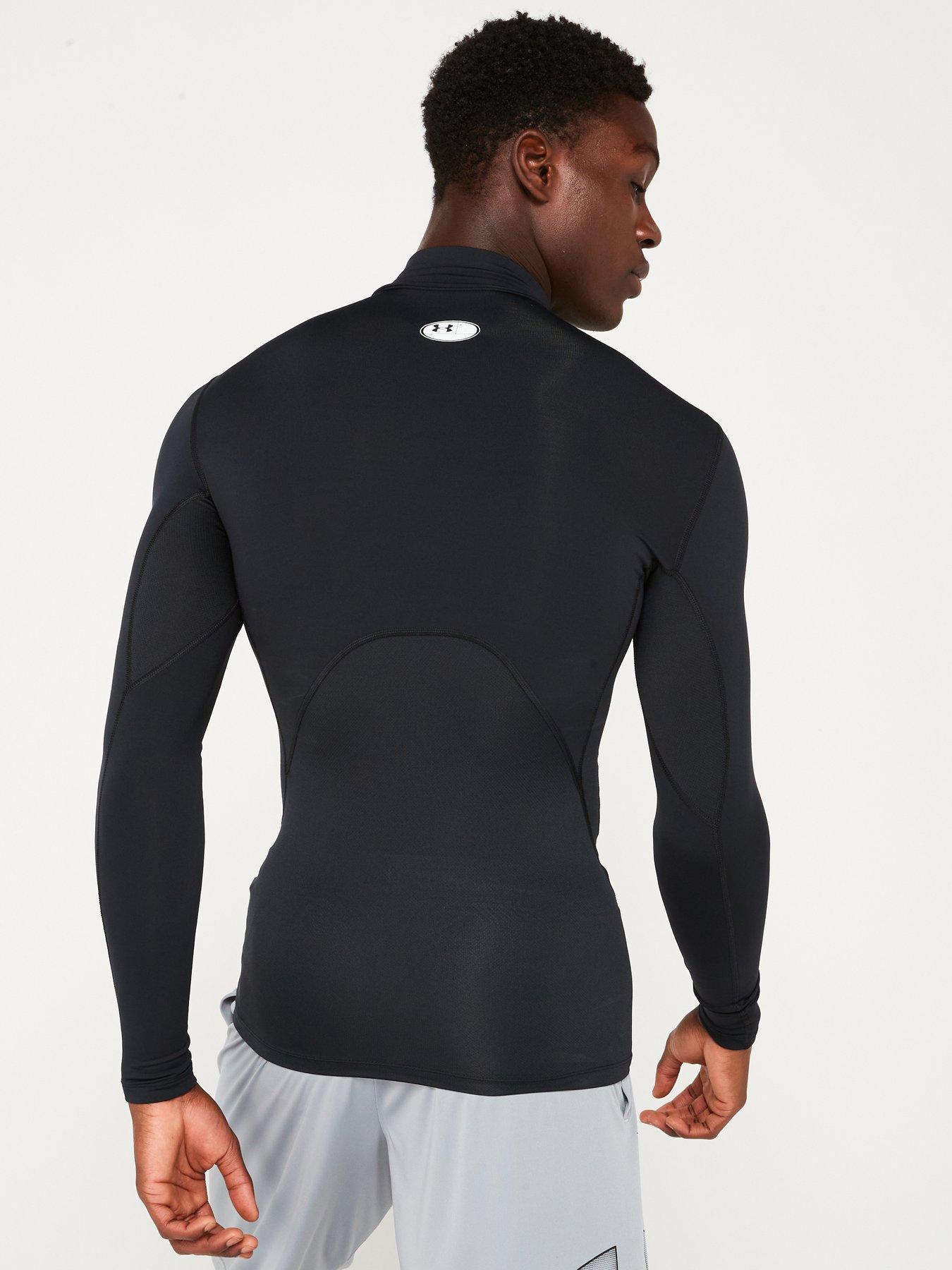 under-armour-mens-training-cold-gear-armour-comp-mock-ls-t-shirt-blackwhitestillFront