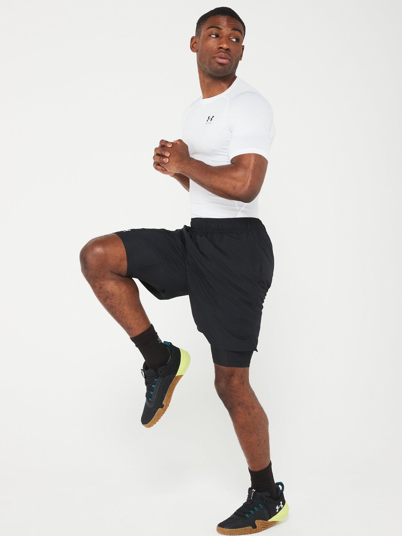 under-armour-mensnbspheatgearreg-armour-long-shorts-blackwhitedetail