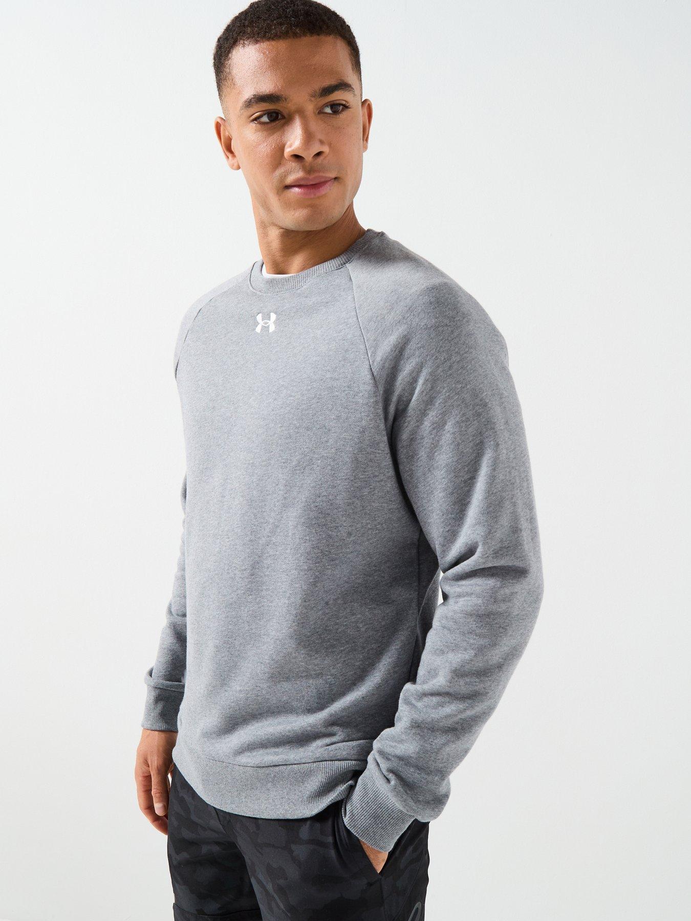 under-armour-rival-fleece-crew-sweat-greyoutfit