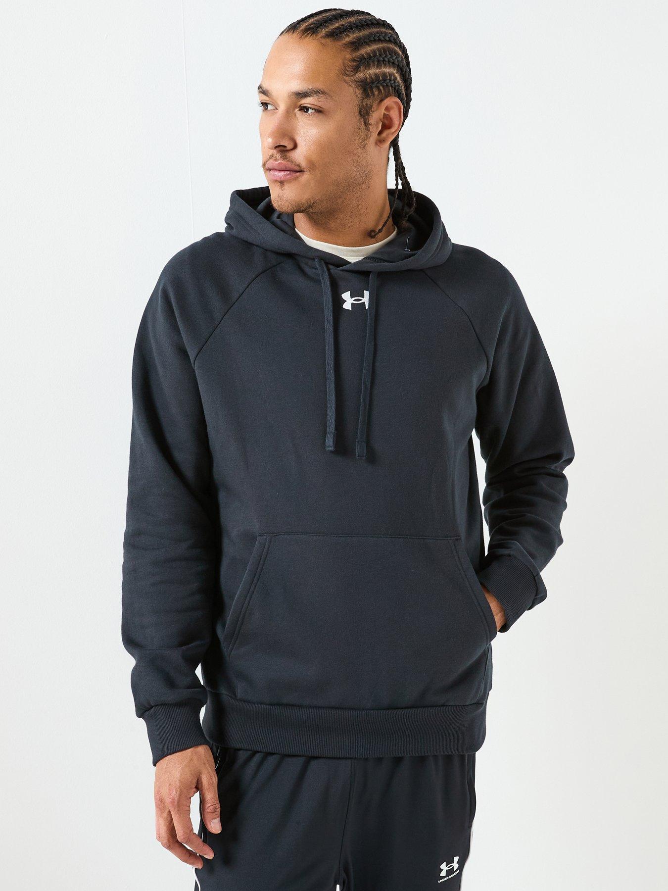 Image 1 of 5 of UNDER ARMOUR Mens Training Rival Fleece Hoodie - Black