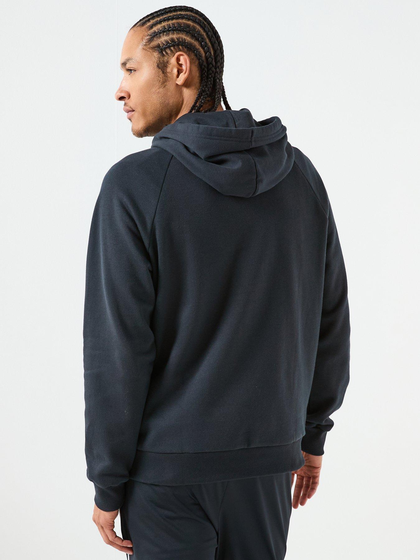 Image 2 of 5 of UNDER ARMOUR Mens Training Rival Fleece Hoodie - Black