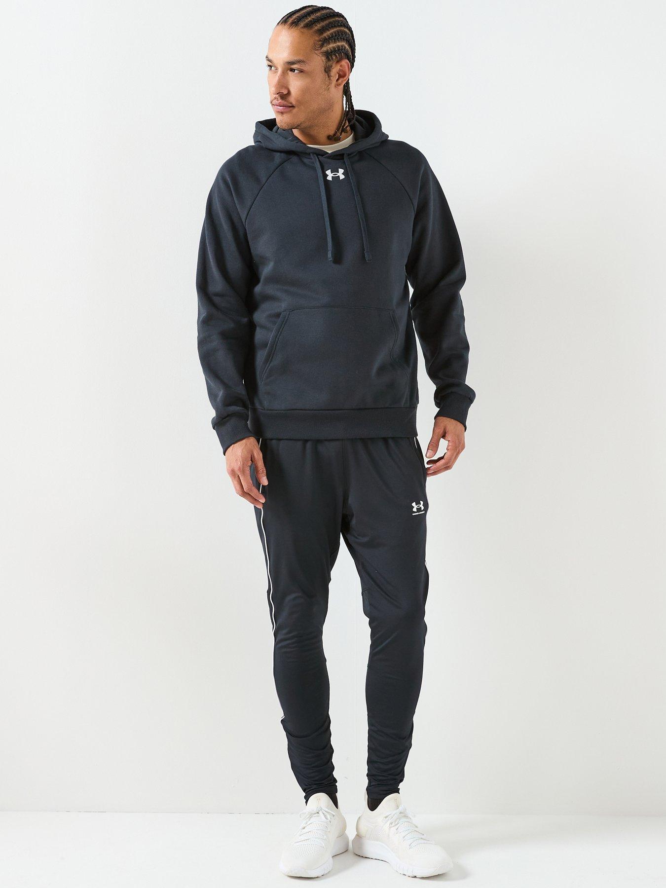 Image 3 of 5 of UNDER ARMOUR Mens Training Rival Fleece Hoodie - Black