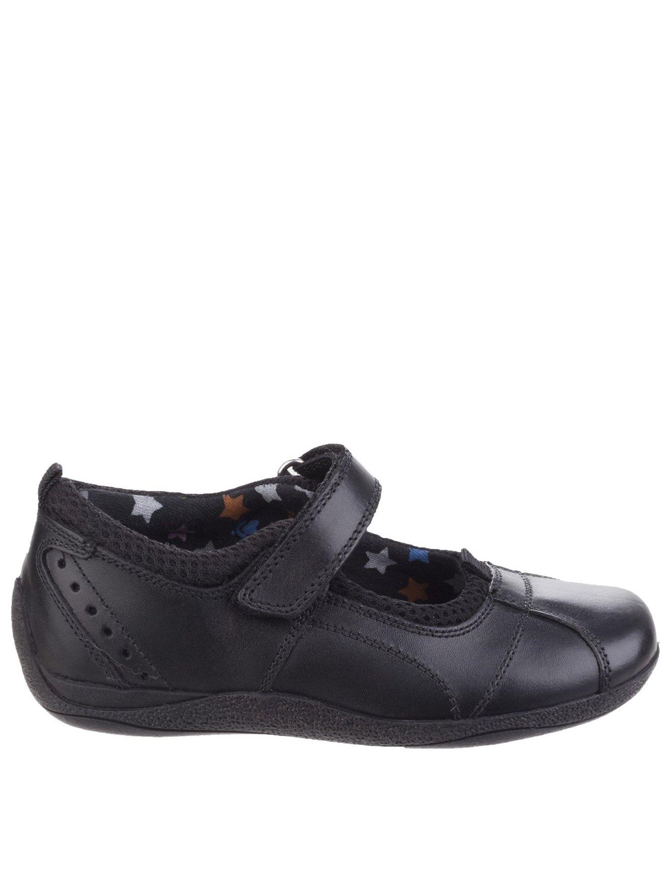 Hush Puppies Cindy Snr School Shoe - Black