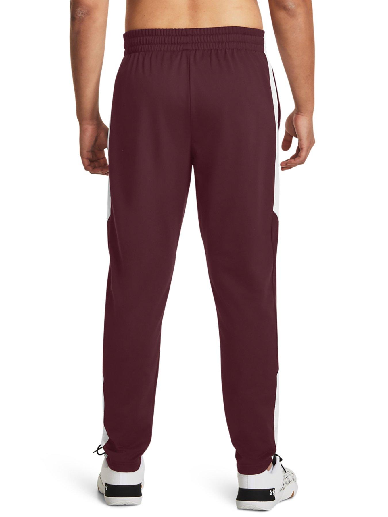 Mens Training Tricot Fashion Track Pants - Red