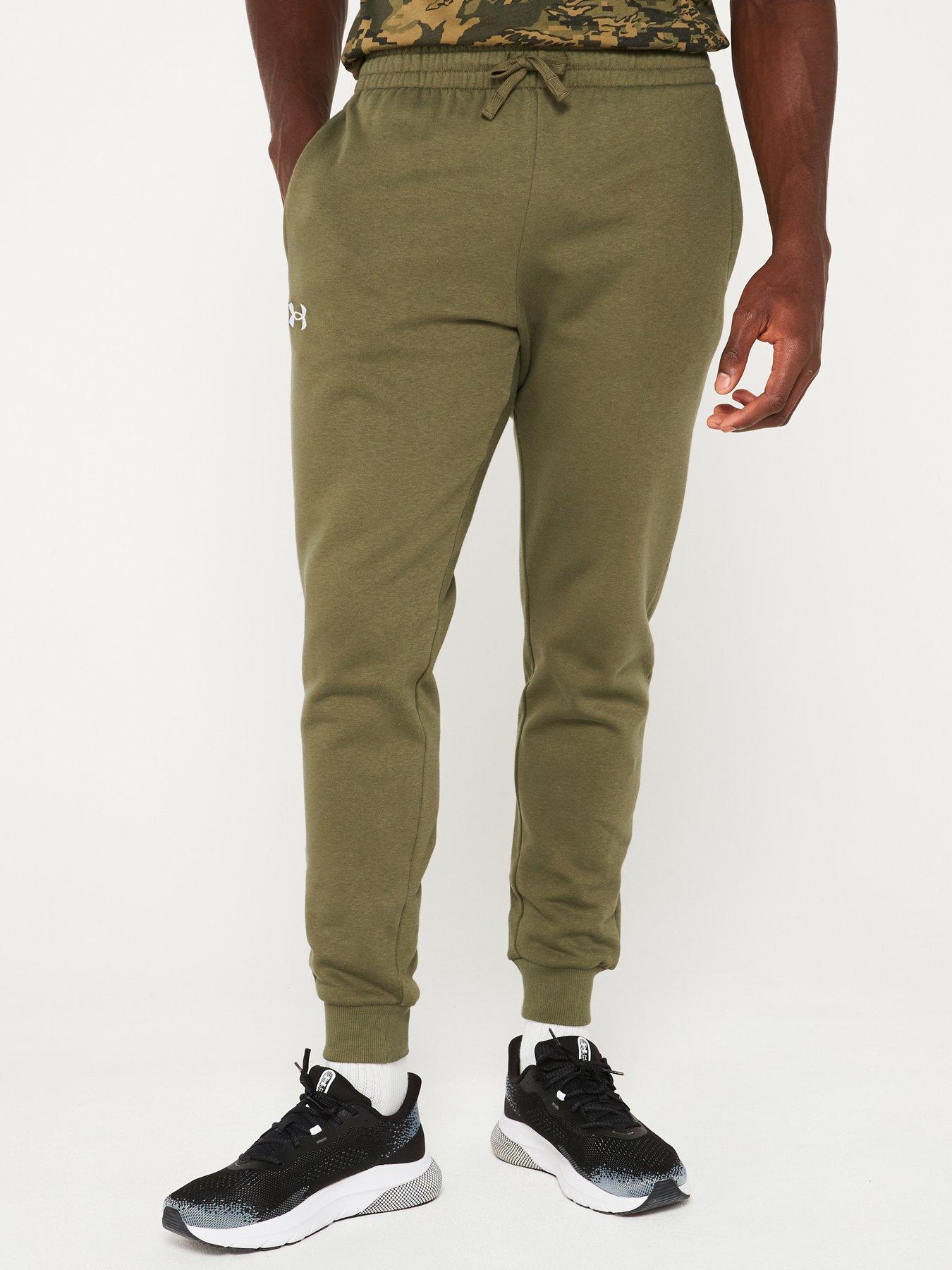 under-armour-mens-training-rival-fleece-joggers-khaki