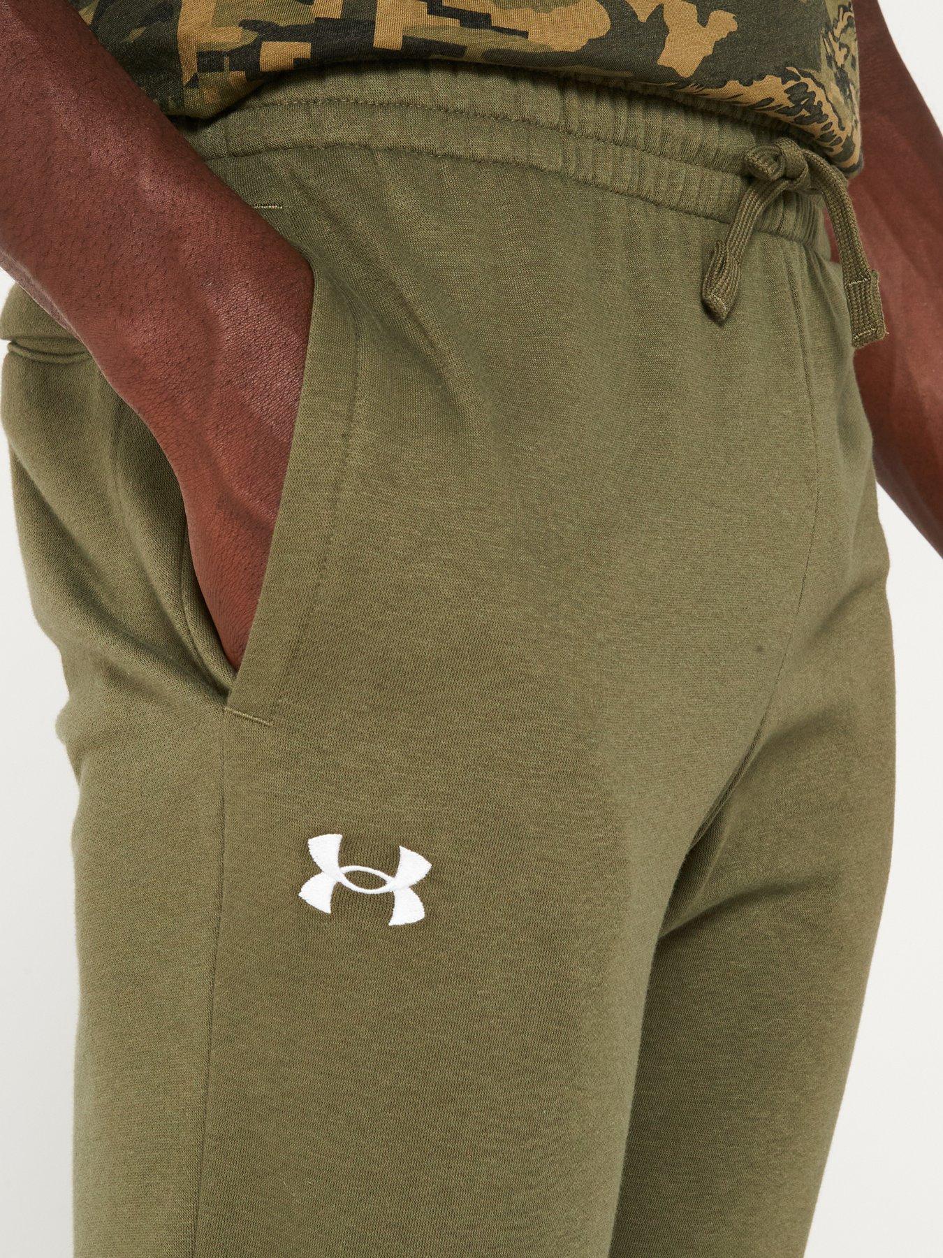 under-armour-mens-training-rival-fleece-joggers-khakioutfit