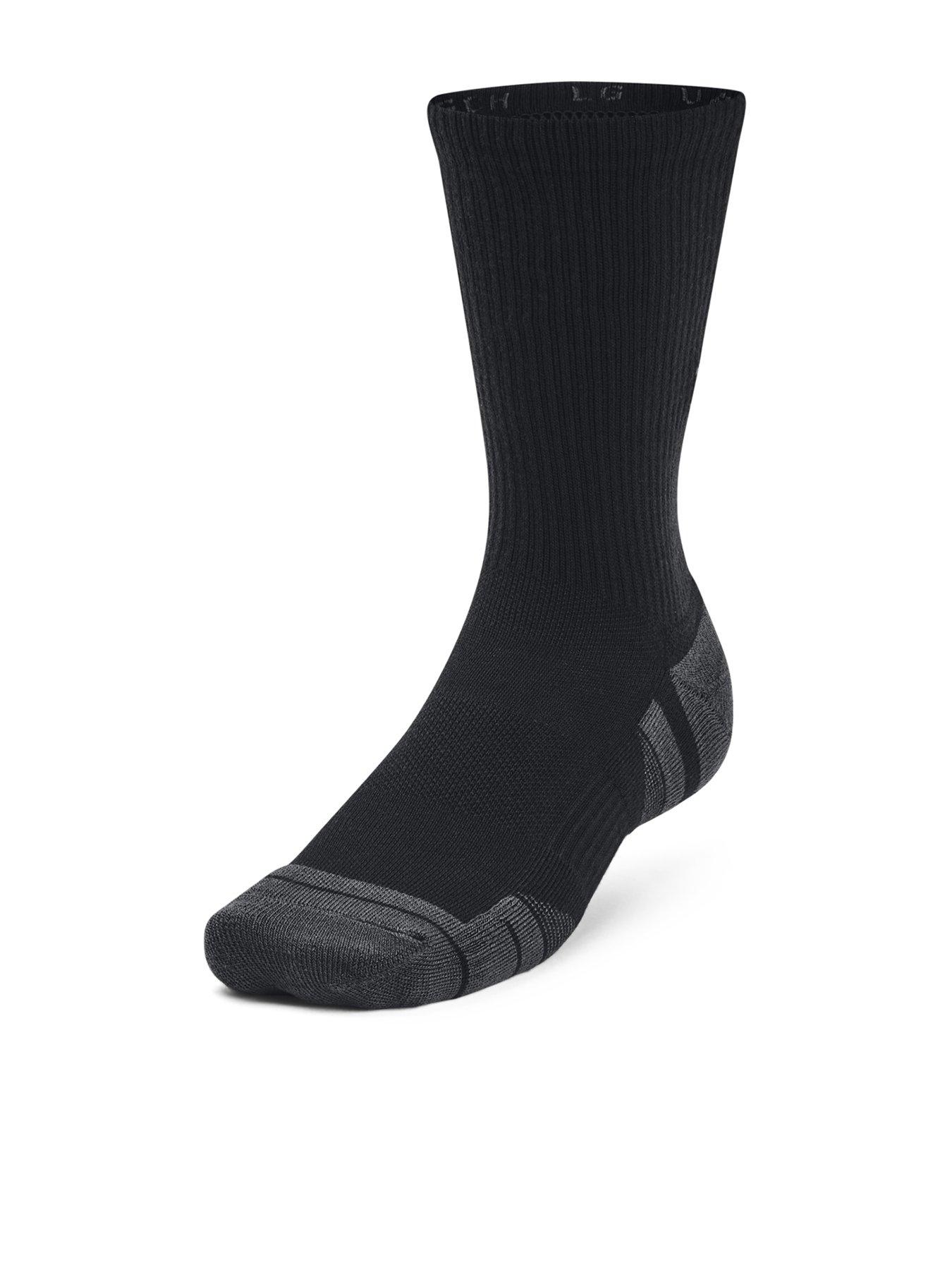 UNDER ARMOUR Performance Tech 3pk Crew Socks - Black