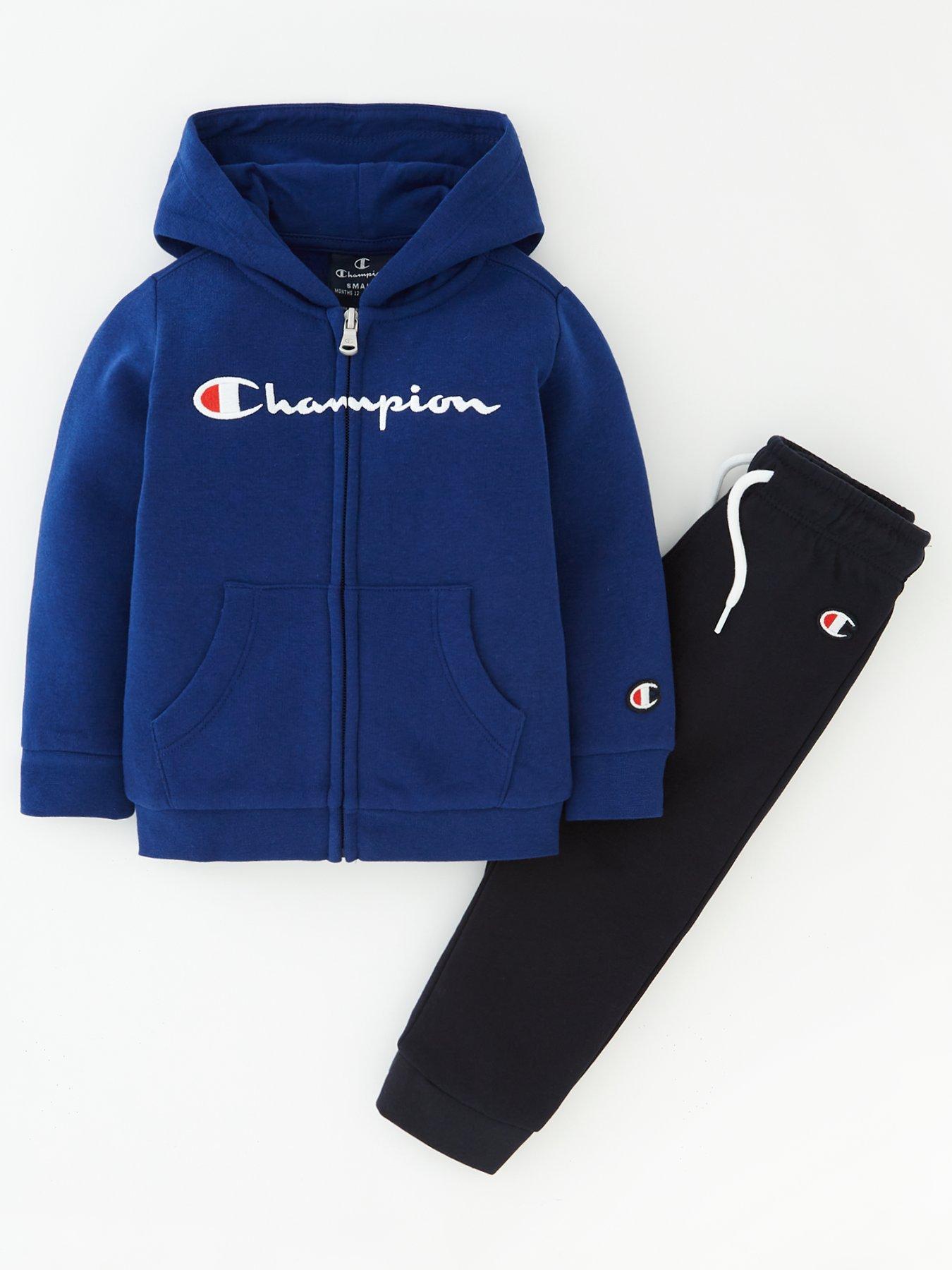 champion-legacy-american-classics-hooded-full-zip-suit-blue