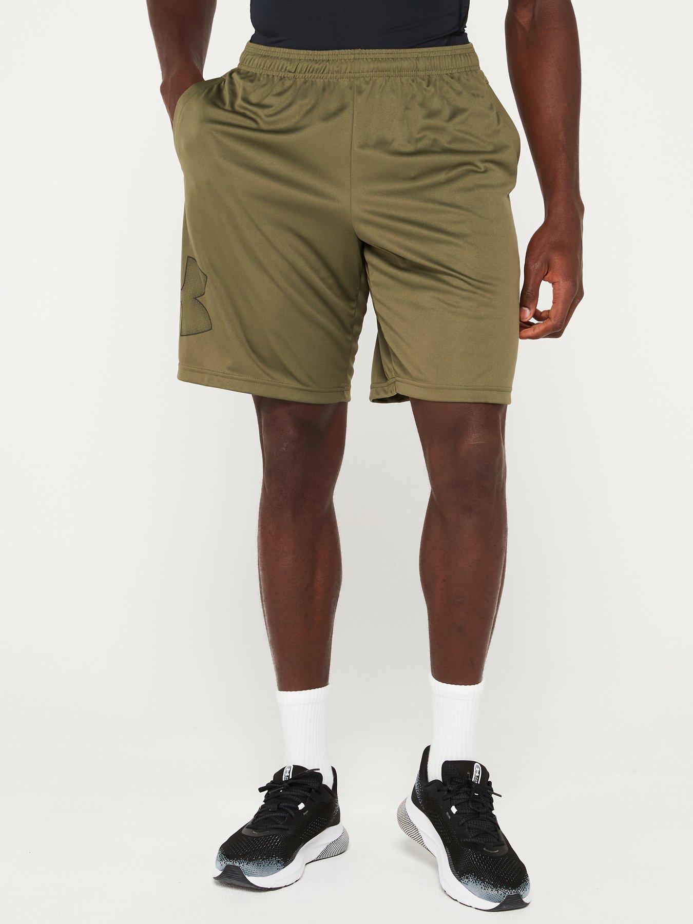 under-armour-mens-training-tech-graphic-shorts-khakifront