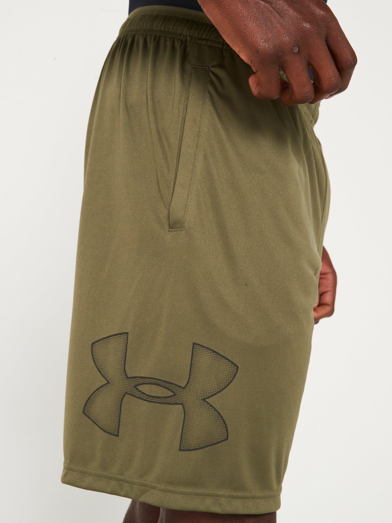 under-armour-mens-training-tech-graphic-shorts-khakioutfit