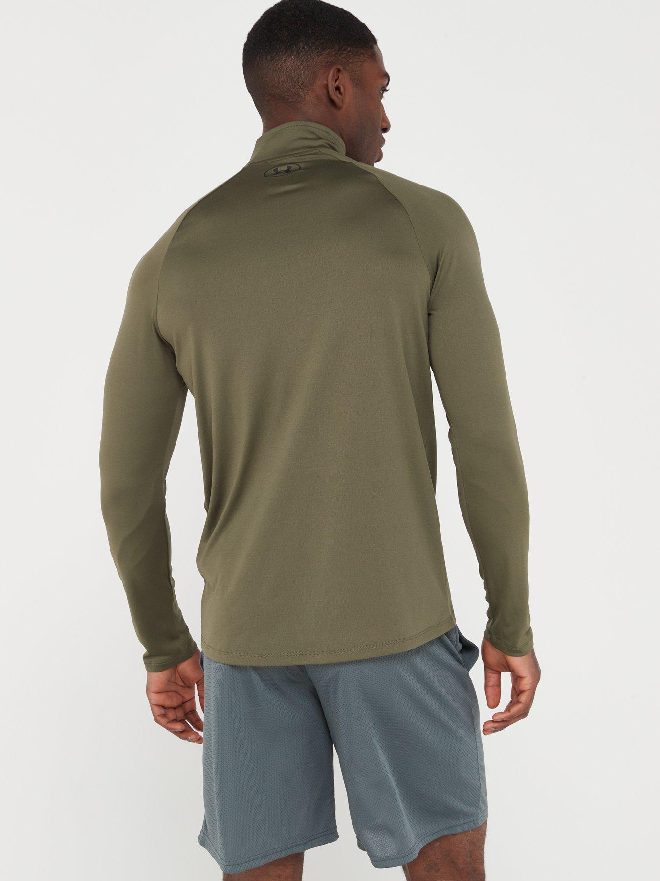 under-armour-mens-training-tech-20-12-zip-khakistillFront