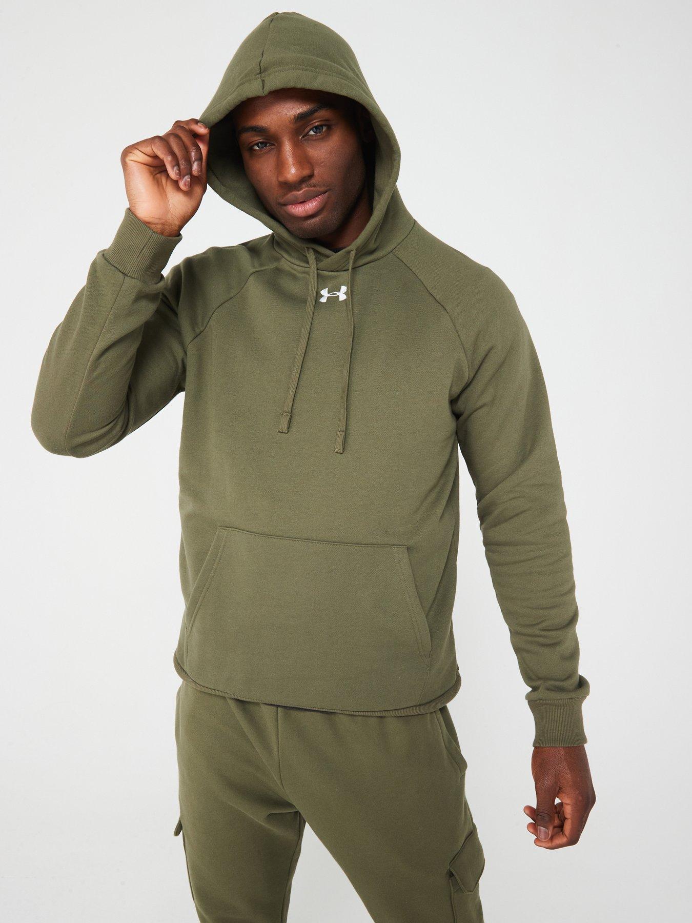 Image 5 of 5 of UNDER ARMOUR Men's Training Rival Fleece Hoodie - Khaki