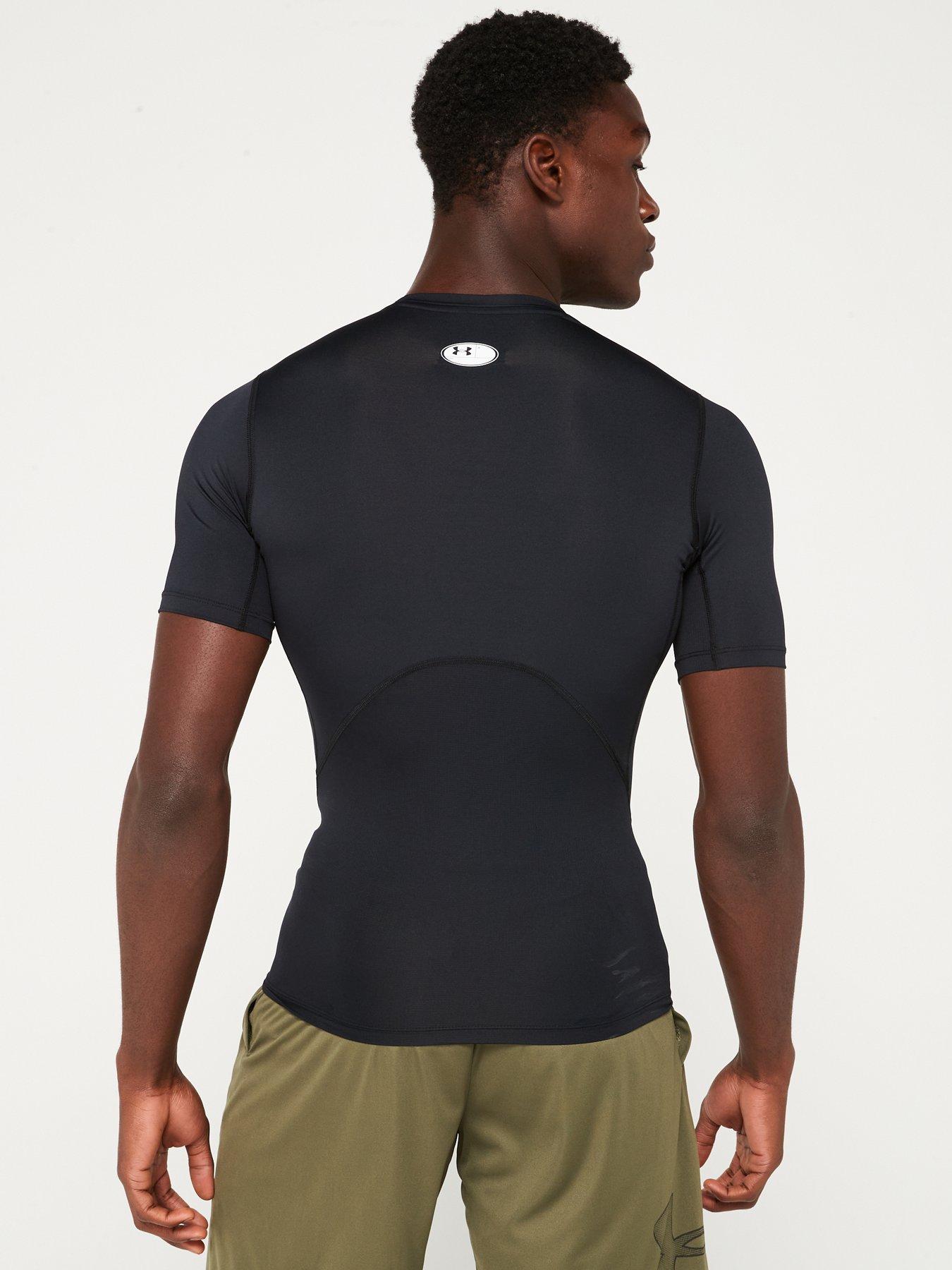 under-armour-heat-gear-armour-comp-t-shirt-blackwhitestillFront