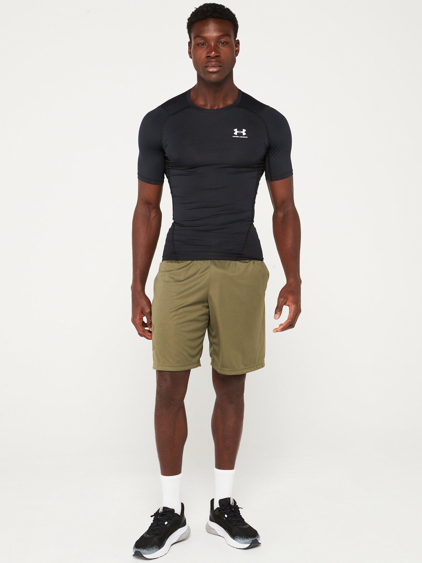 Image 3 of 5 of UNDER ARMOUR Heat Gear Armour Comp T-shirt - Black/White
