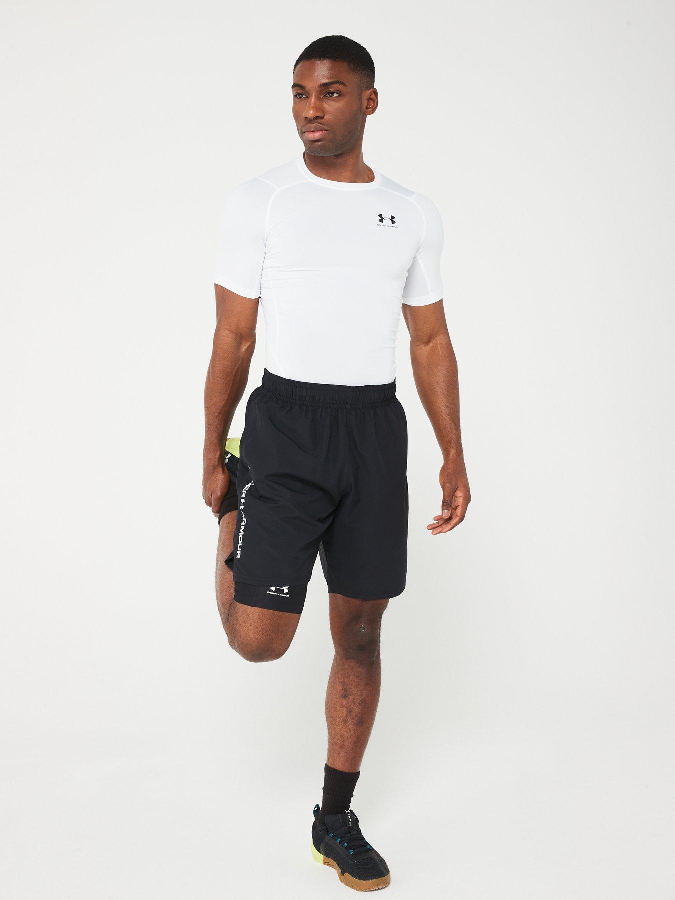 Image 3 of 6 of UNDER ARMOUR Heat Gear Compression T-Shirt - White