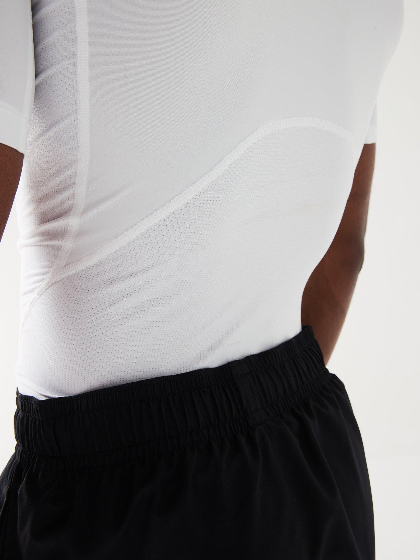 Image 4 of 6 of UNDER ARMOUR Heat Gear Compression T-Shirt - White