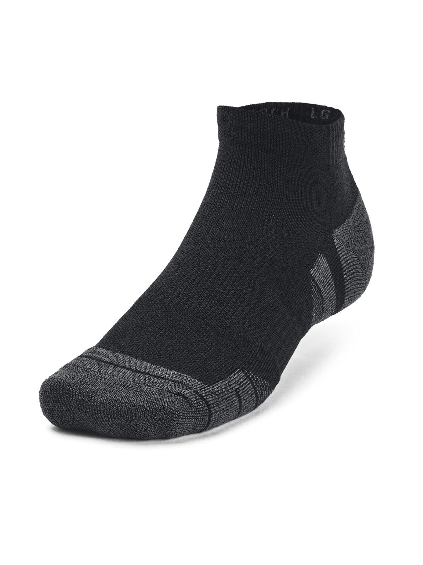 UNDER ARMOUR Performance Tech 3pk Low Tab Socks - Black