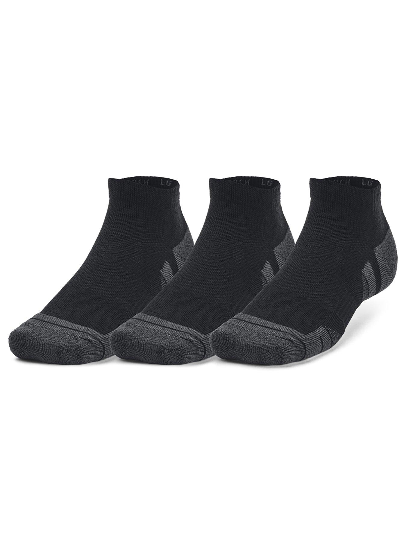 Image 4 of 4 of UNDER ARMOUR Performance Tech 3pk Low Tab Socks - Black