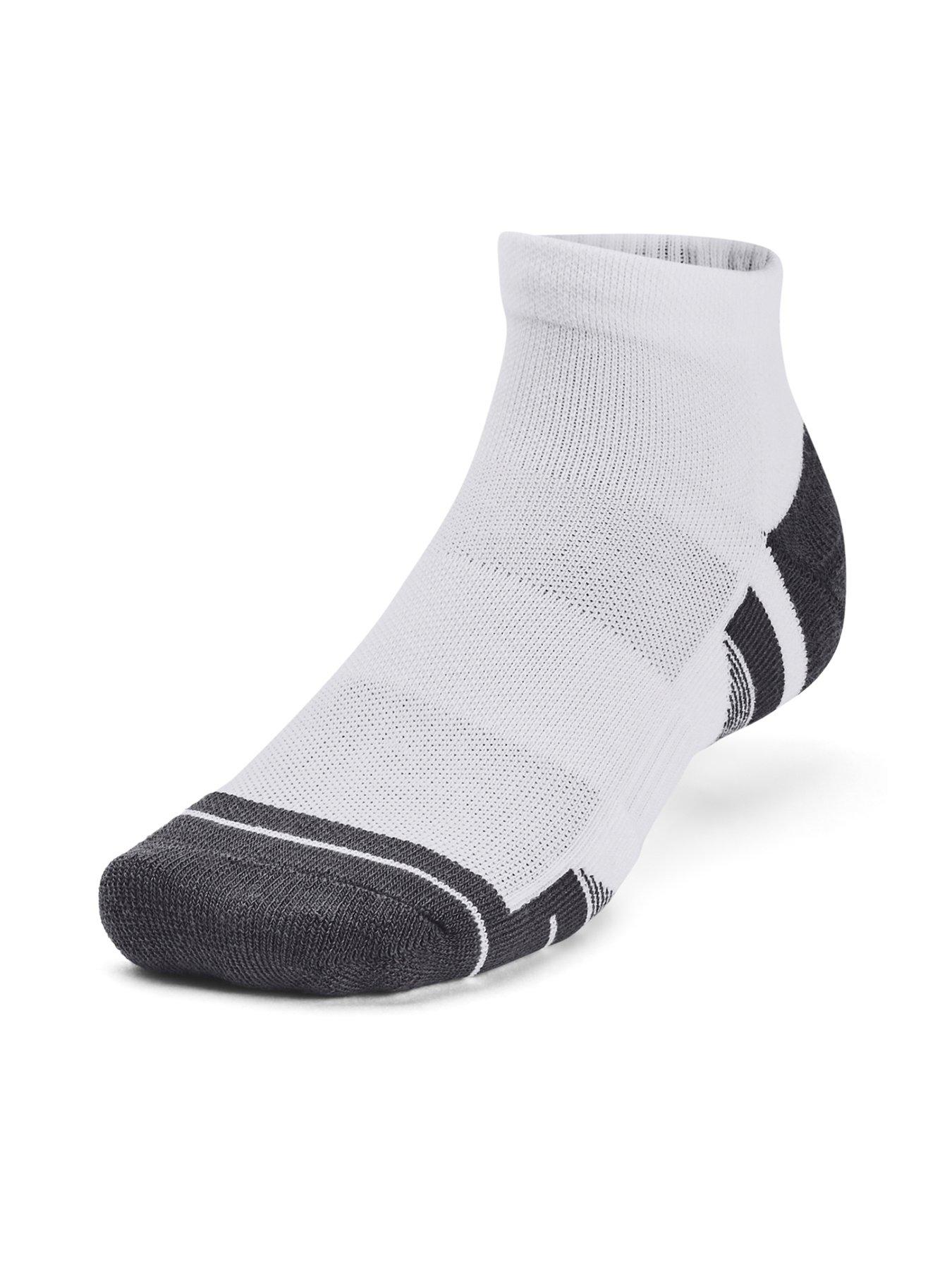 UNDER ARMOUR Performance Tech 3pk Low Tab Socks - White