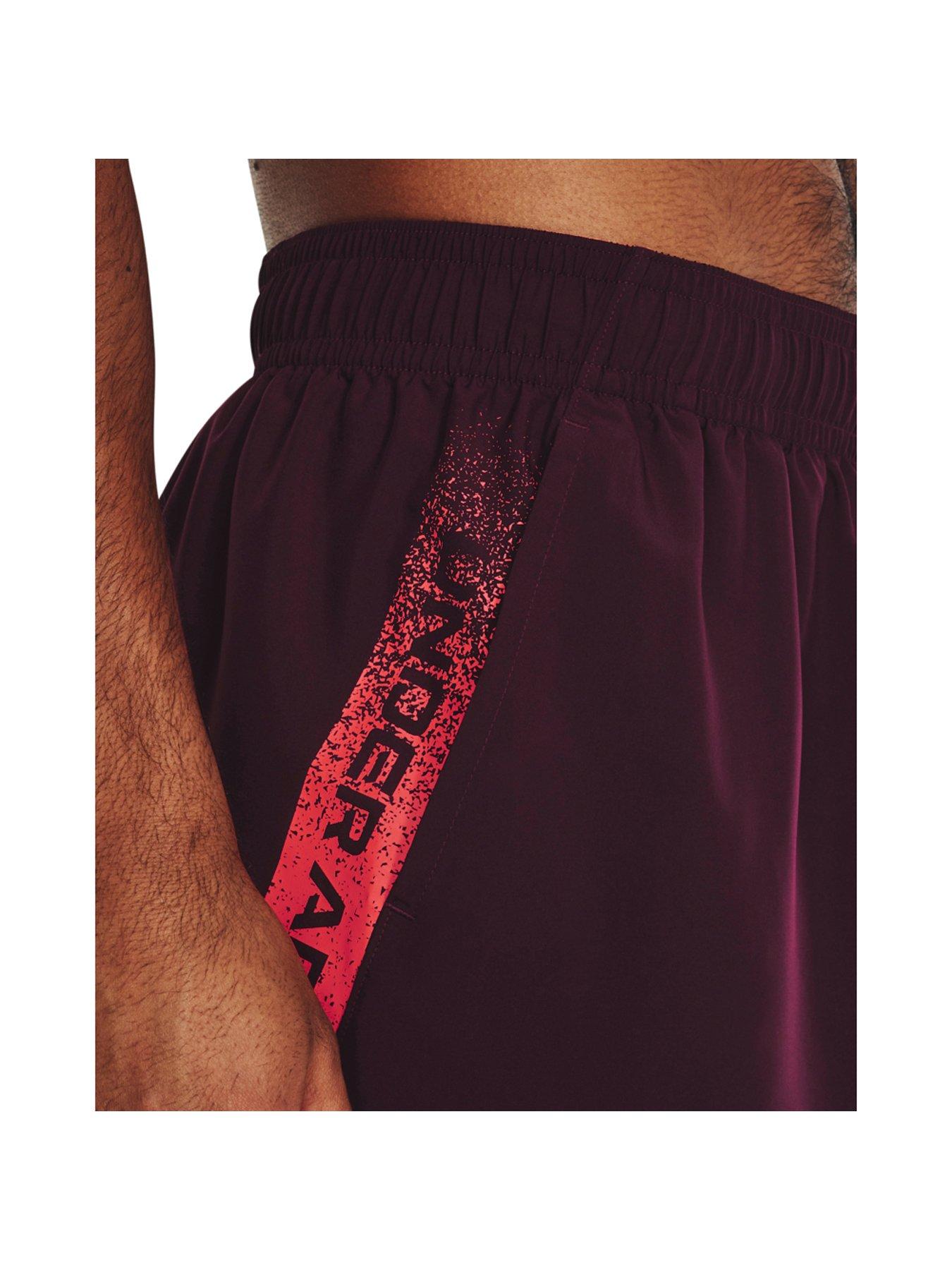 Mens red clearance under armour shorts