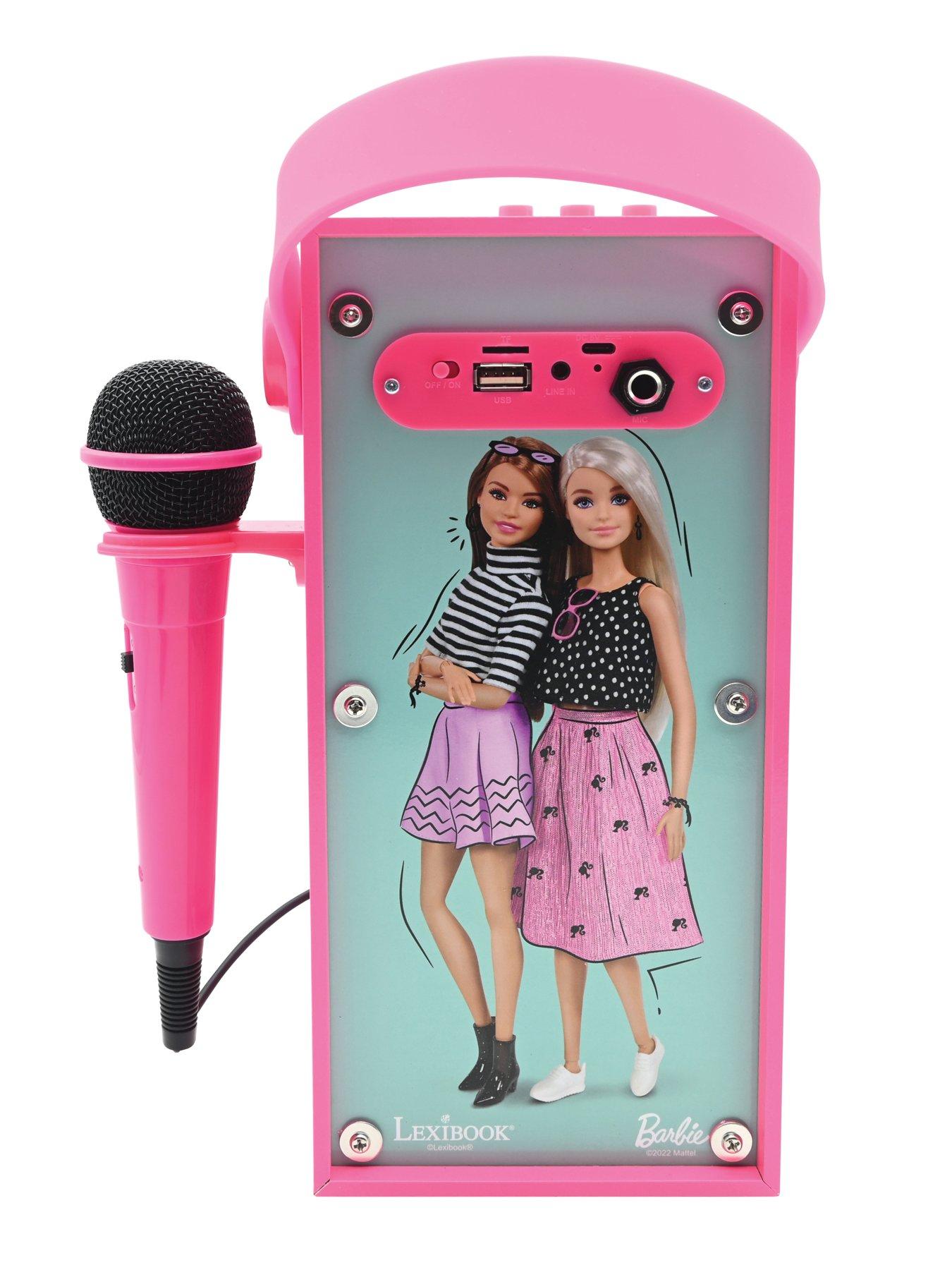 Image 3 of 7 of Barbie Barbie Trendy Portable Bluetooth Speaker with mic and amazing lights effects