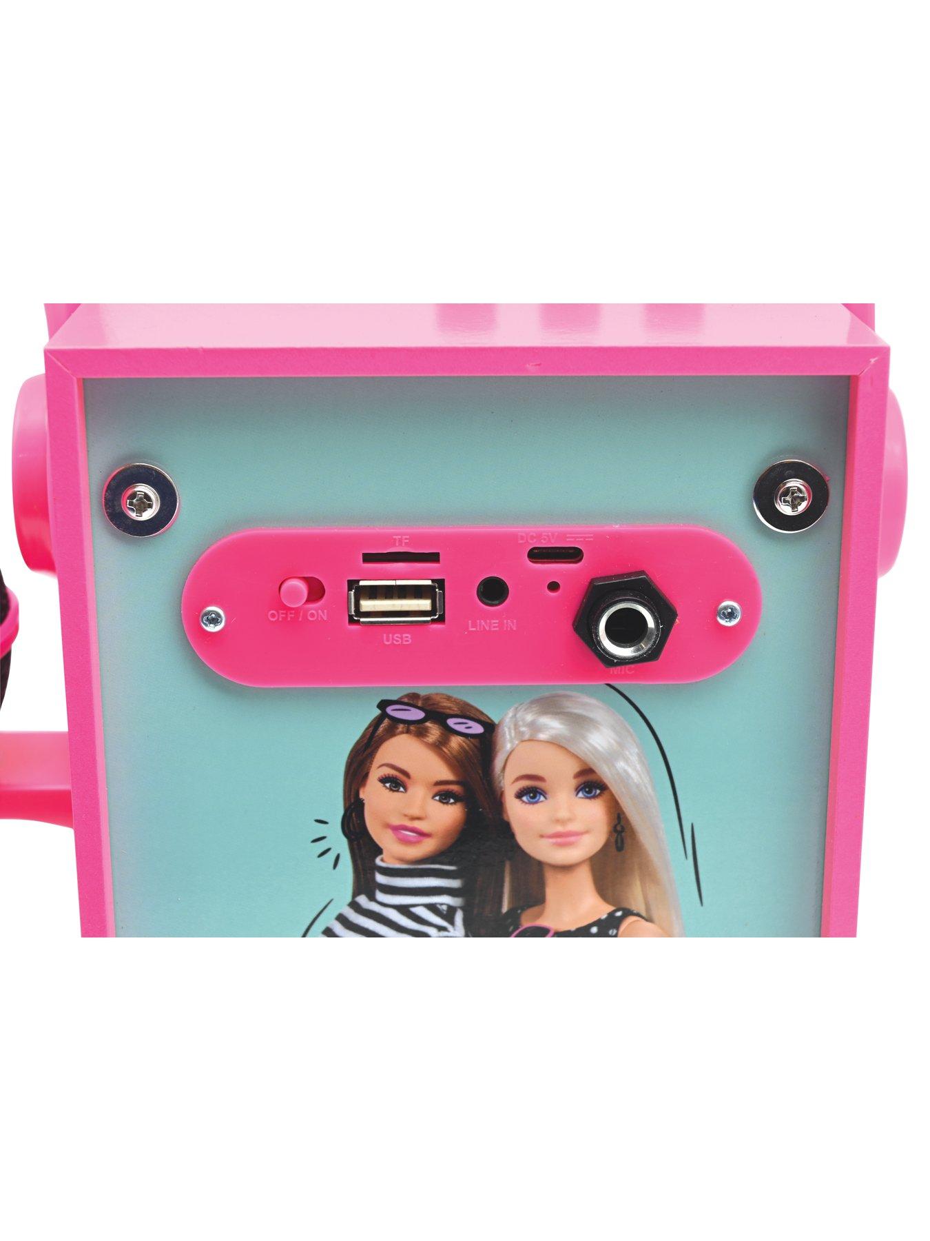 Image 4 of 7 of Barbie Barbie Trendy Portable Bluetooth Speaker with mic and amazing lights effects