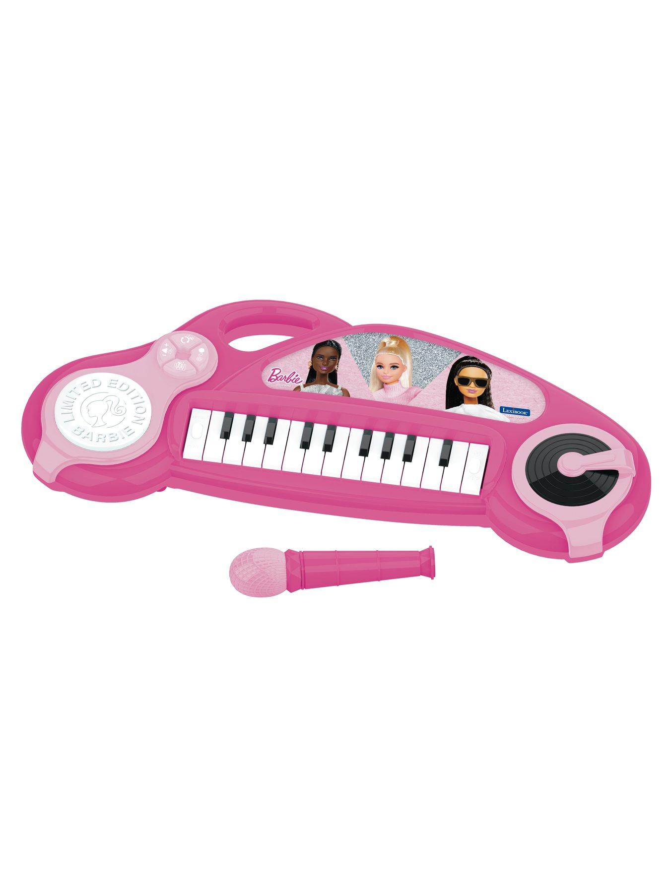 Image 1 of 7 of Barbie Barbie fun Electronic Keyboard with lights