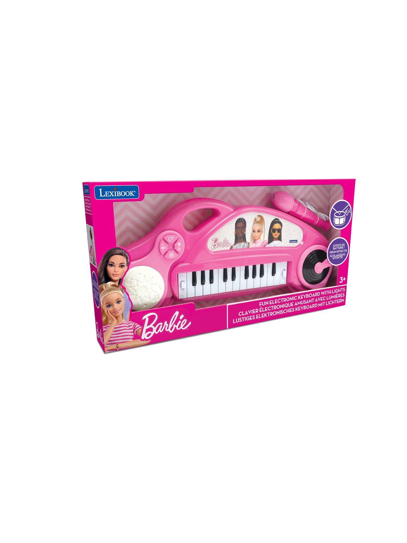 Image 4 of 7 of Barbie Barbie fun Electronic Keyboard with lights