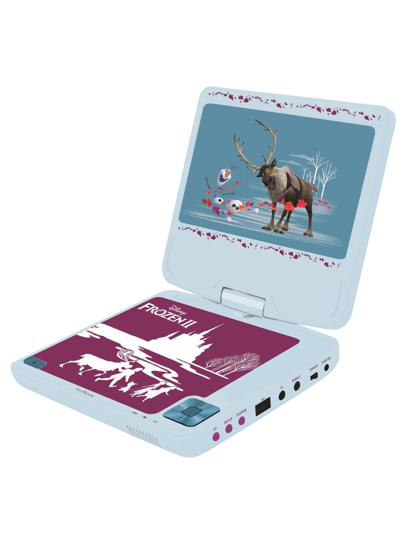 Image 3 of 6 of Disney Frozen Frozen Portable DVD Player 7" rotative screen with USB port and earphones