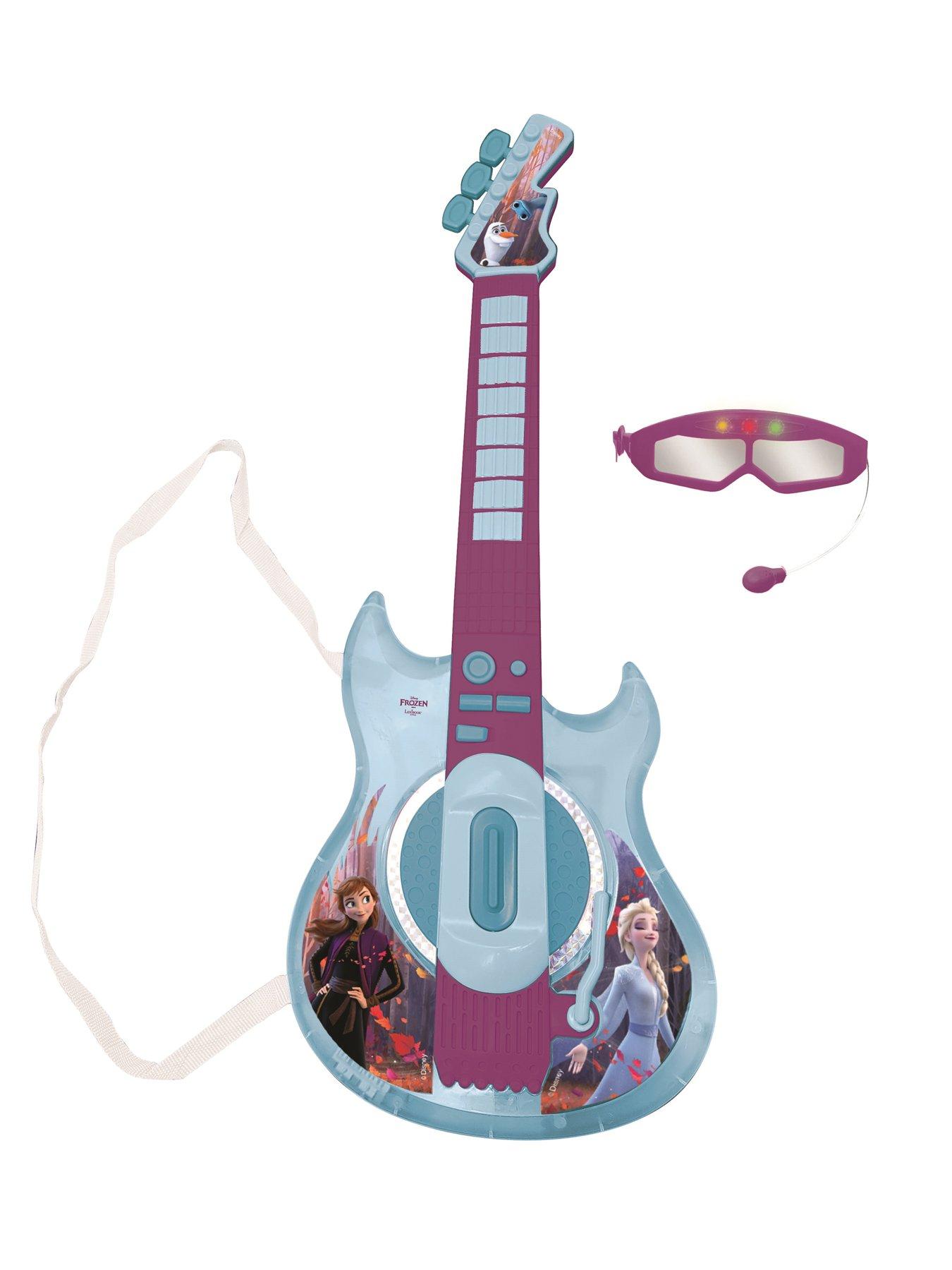 Image 1 of 7 of Disney Frozen Frozen Electronic Lighting Guitar with Mic in glasses shape