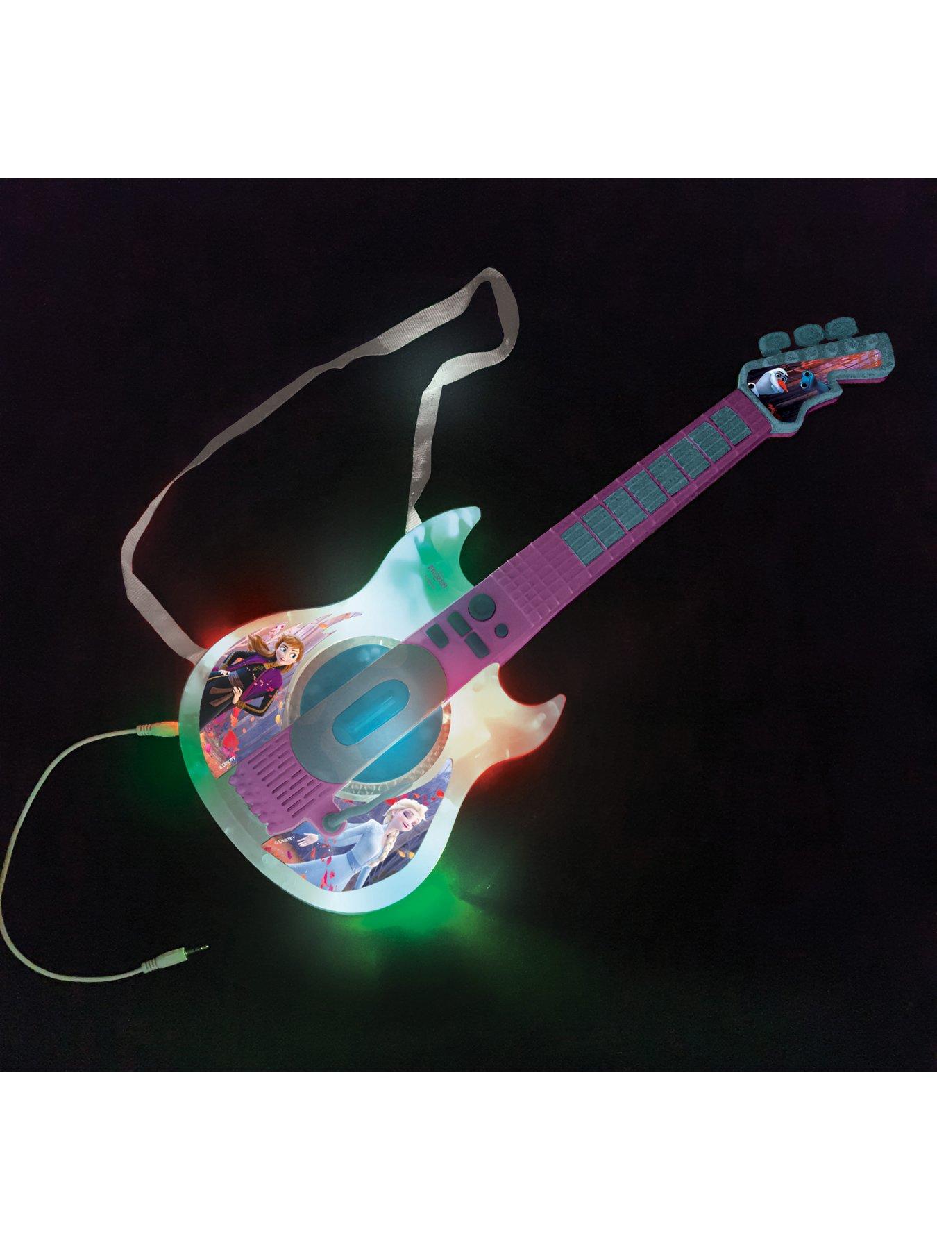 Image 4 of 7 of Disney Frozen Frozen Electronic Lighting Guitar with Mic in glasses shape