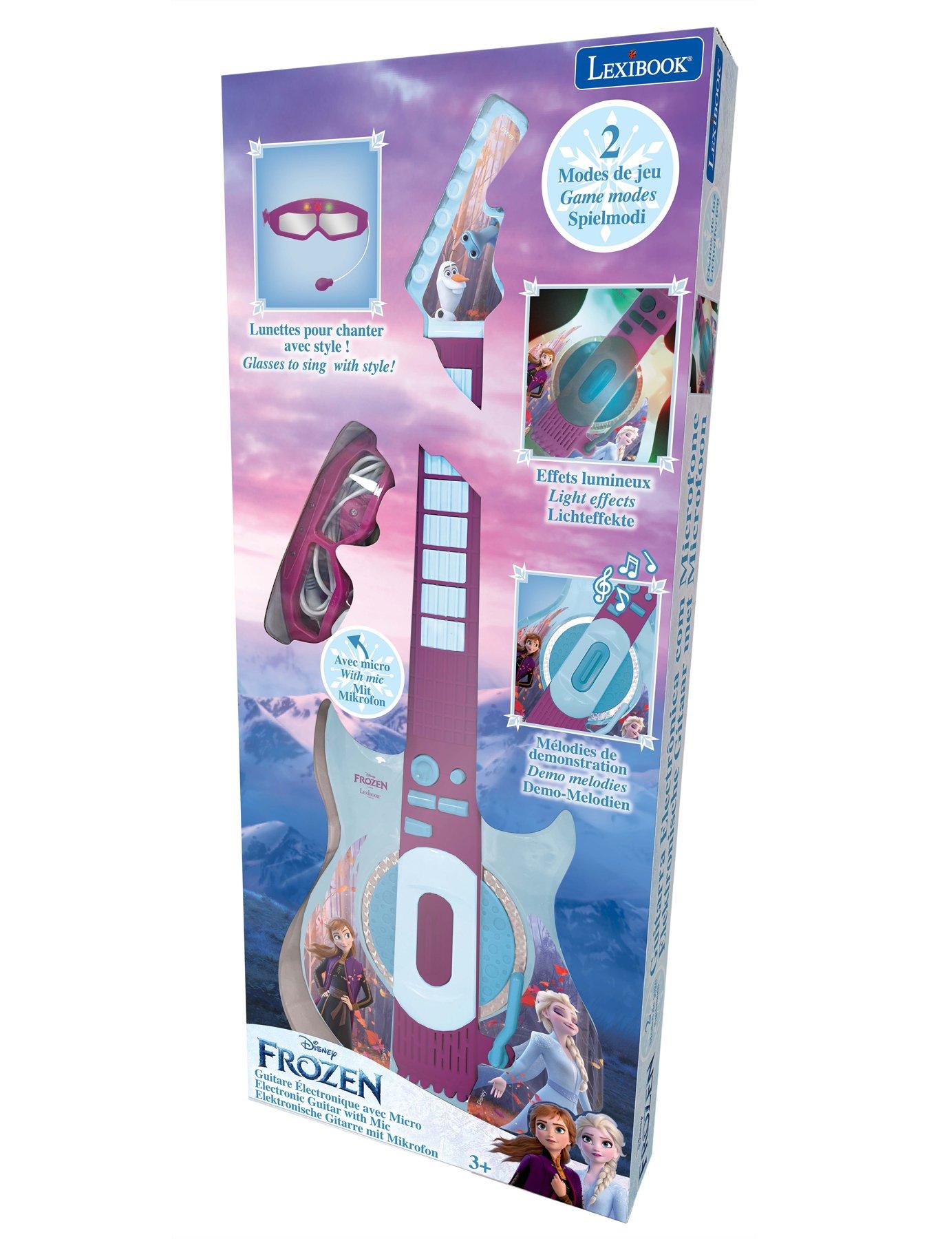 Image 5 of 7 of Disney Frozen Frozen Electronic Lighting Guitar with Mic in glasses shape