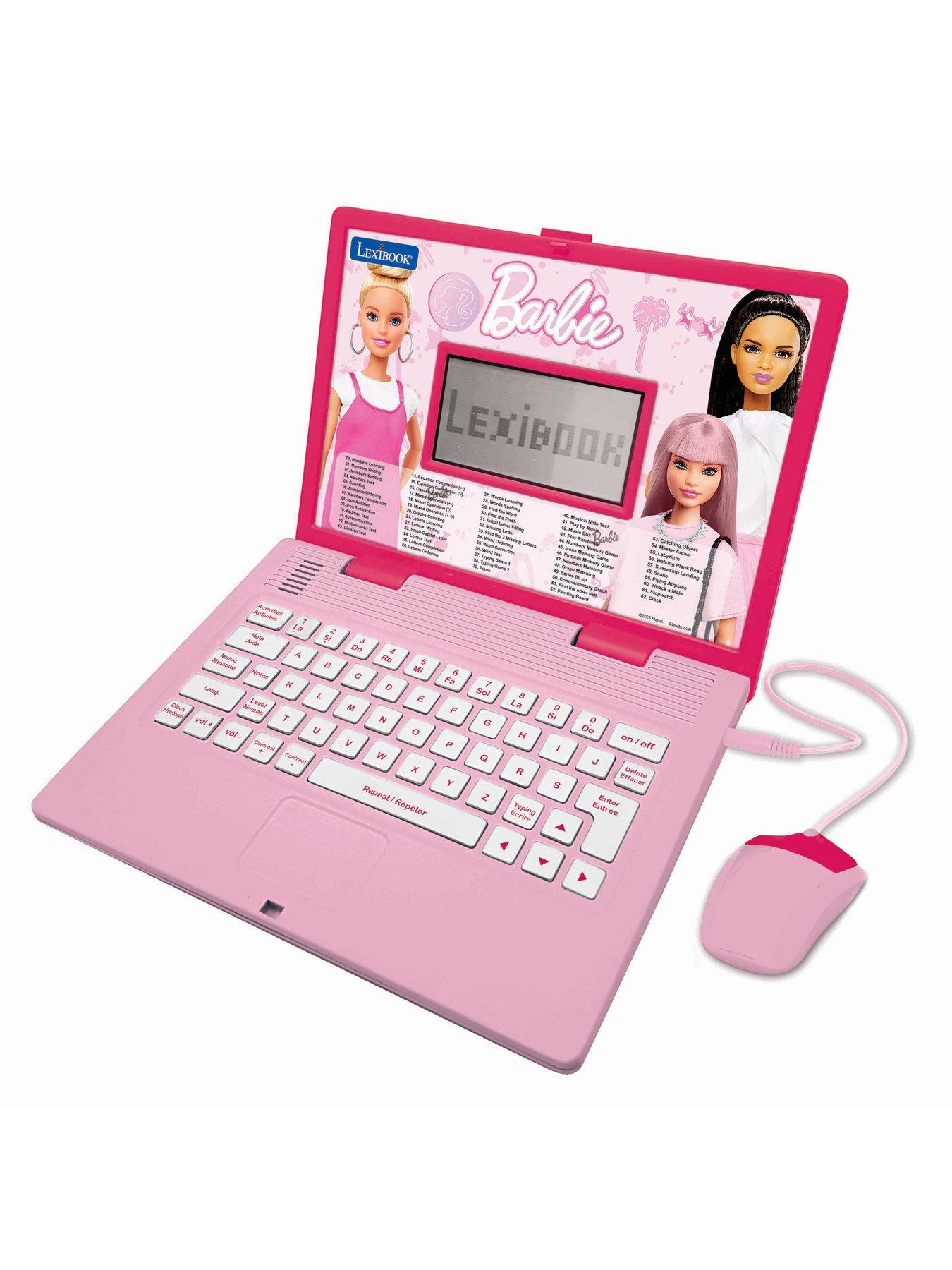 Image 1 of 3 of Barbie Barbie Bilingual Educational Laptop French/English 124 activities