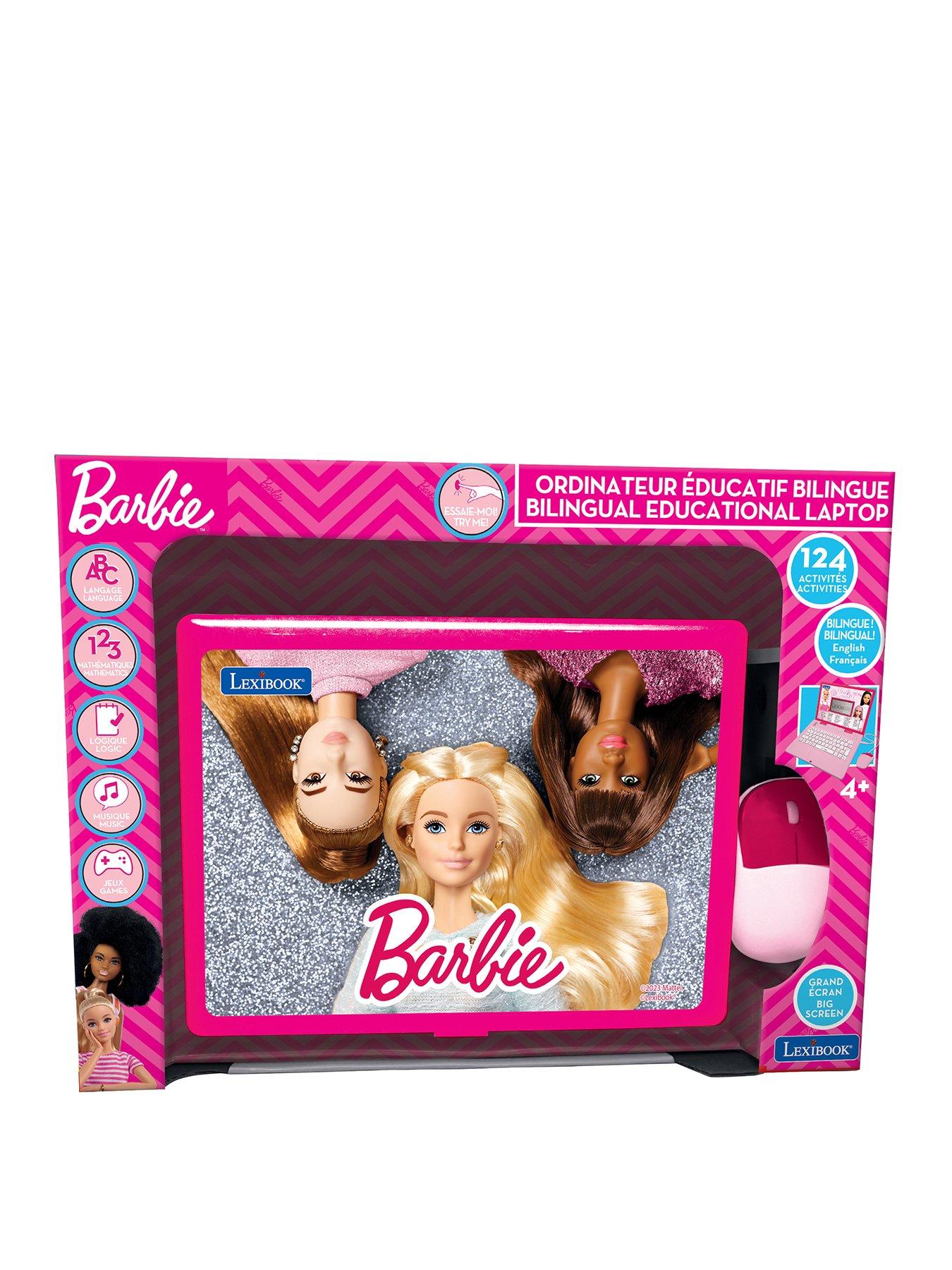 Image 2 of 3 of Barbie Barbie Bilingual Educational Laptop French/English 124 activities