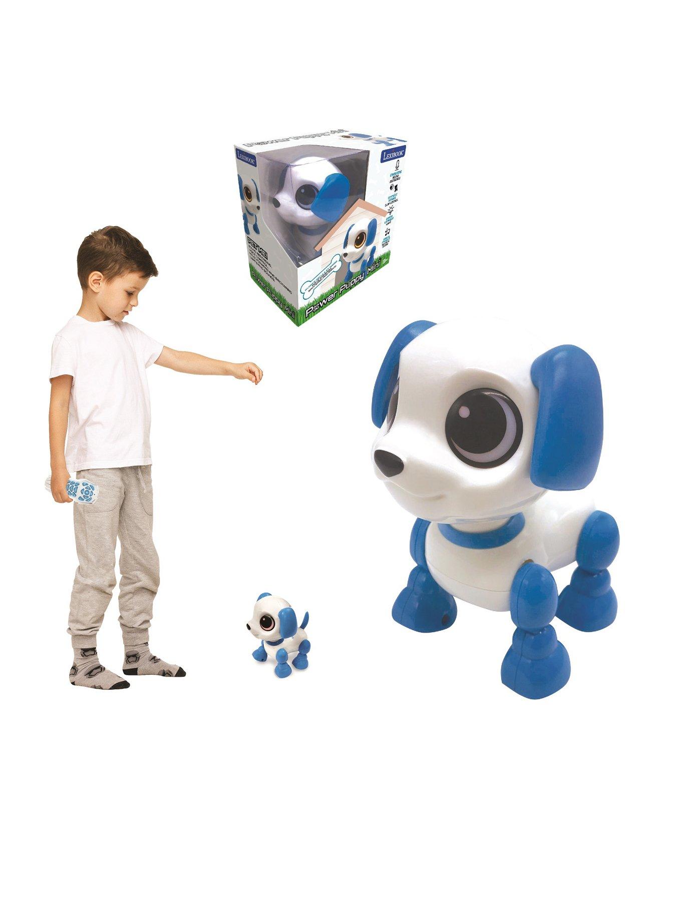 Image 1 of 8 of Lexibook Power Puppy Mini - Dog robot with light and sound effects, hand clap command, voice repeat