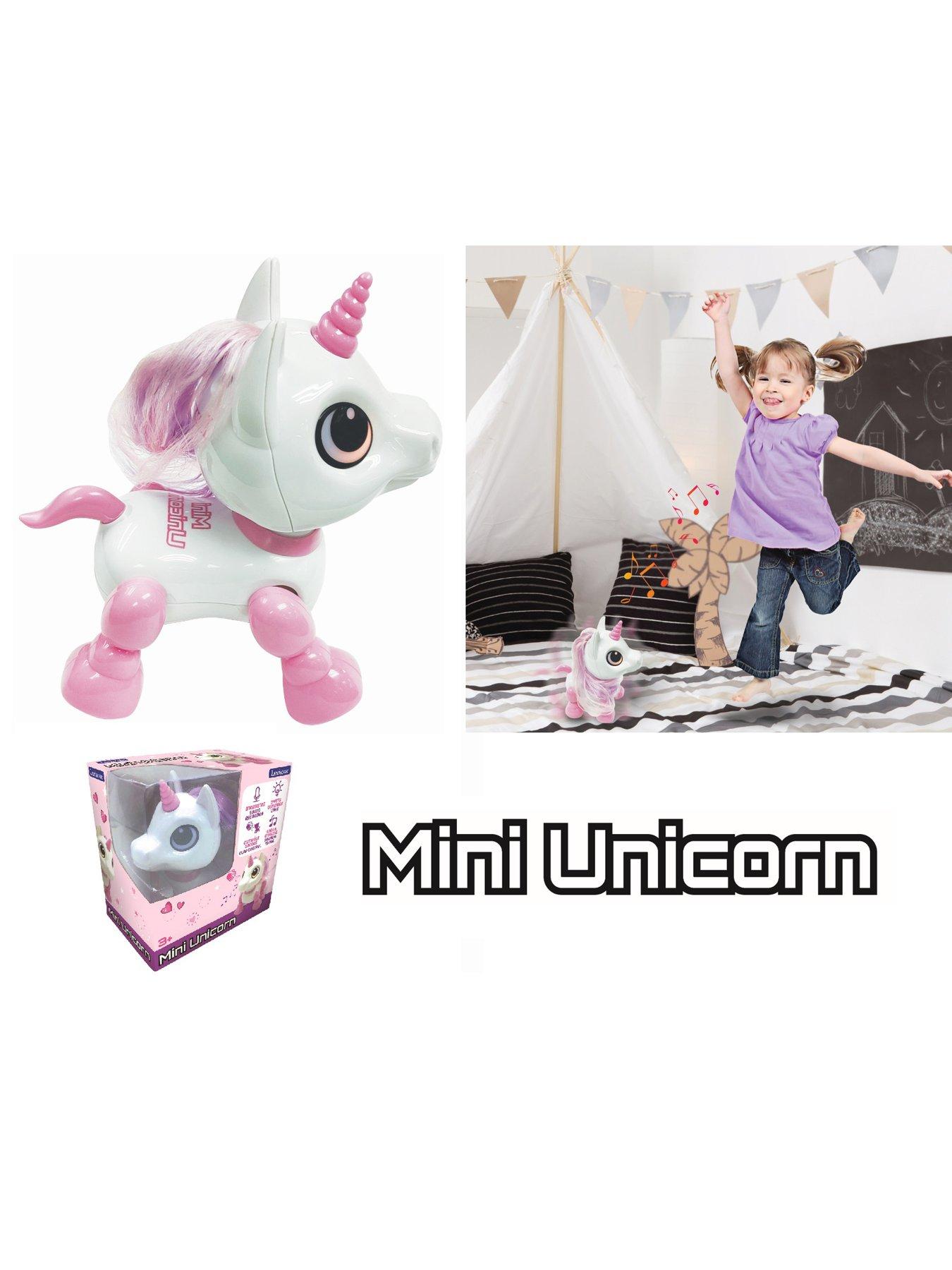 Image 1 of 8 of Lexibook Power Unicorn Mini - Unicorn robot with light and sound effects, hand clap command, voice repeat