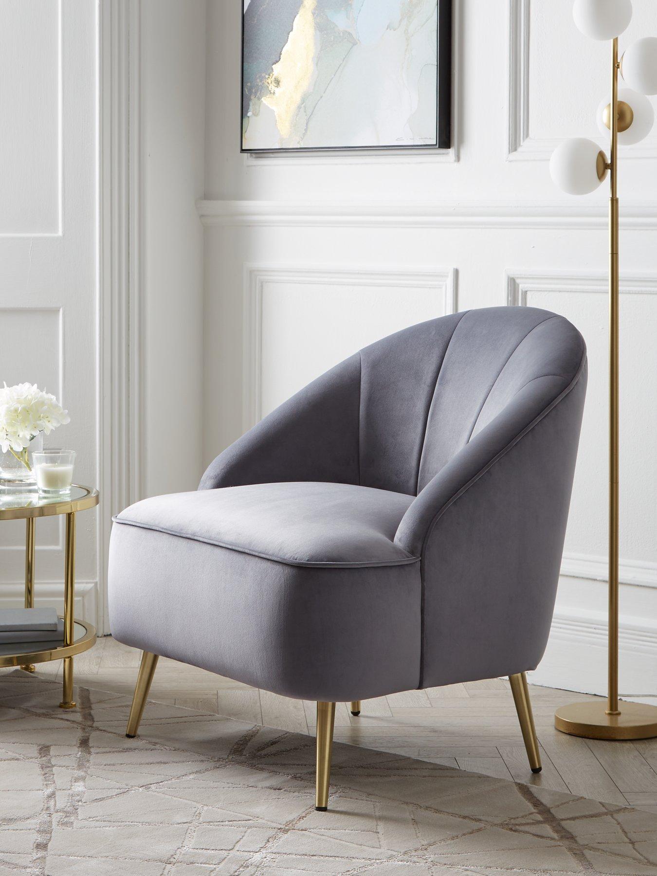 Image 1 of 6 of The Very Collection Cali Accent Chair - Grey